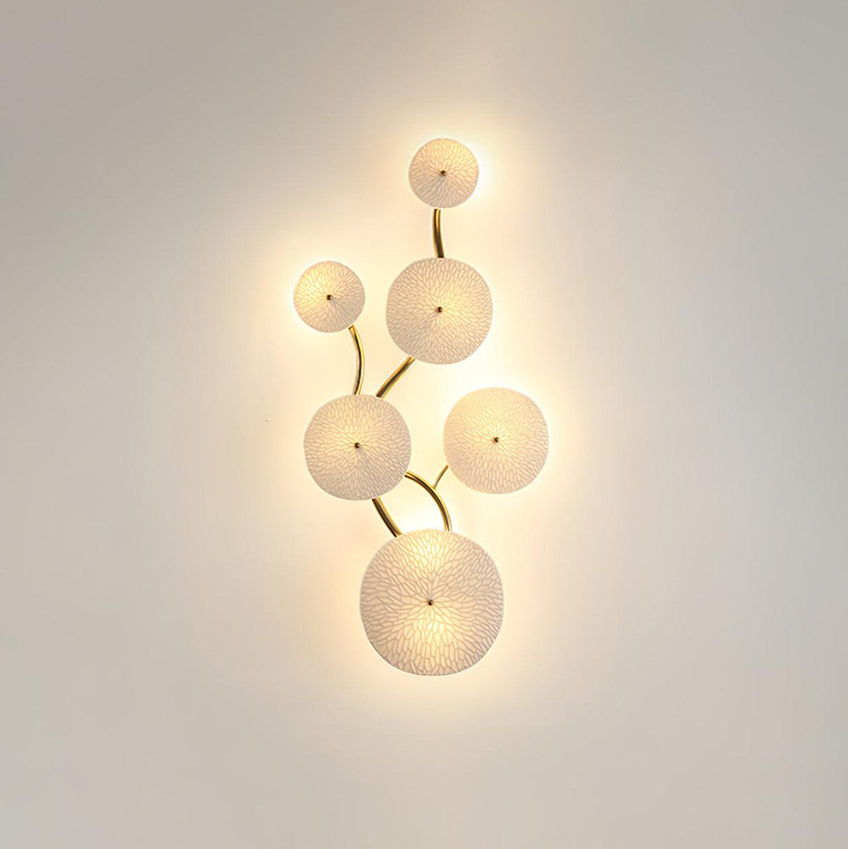 Fairhaven Lotus Petal Indoor Wall Light