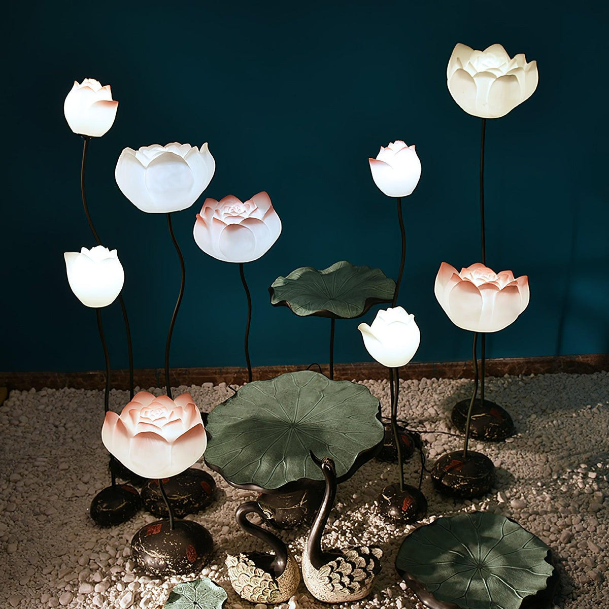 Arixen Elegant Lotus Floor Lamp