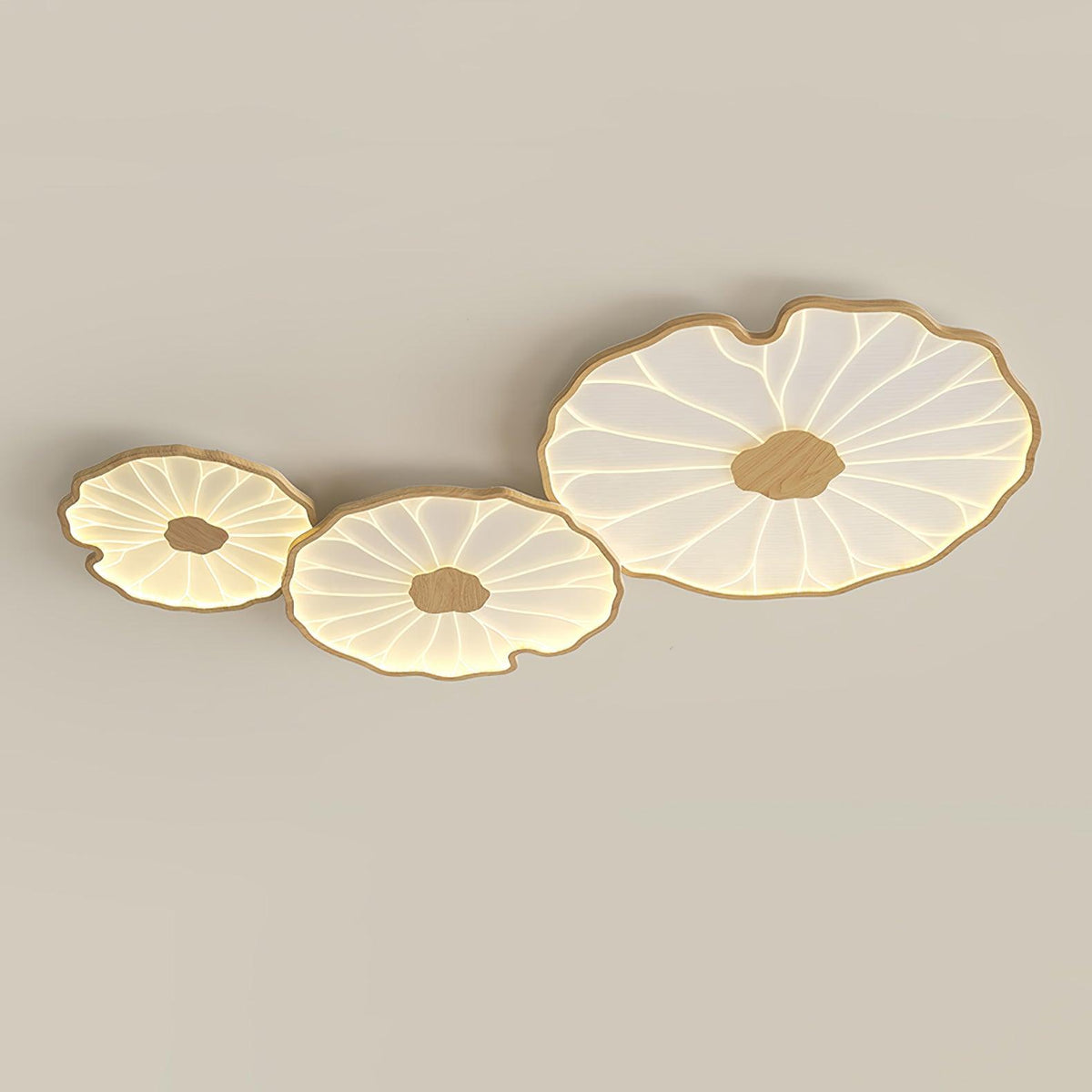 Amelie Floral Wooden Ceiling Light