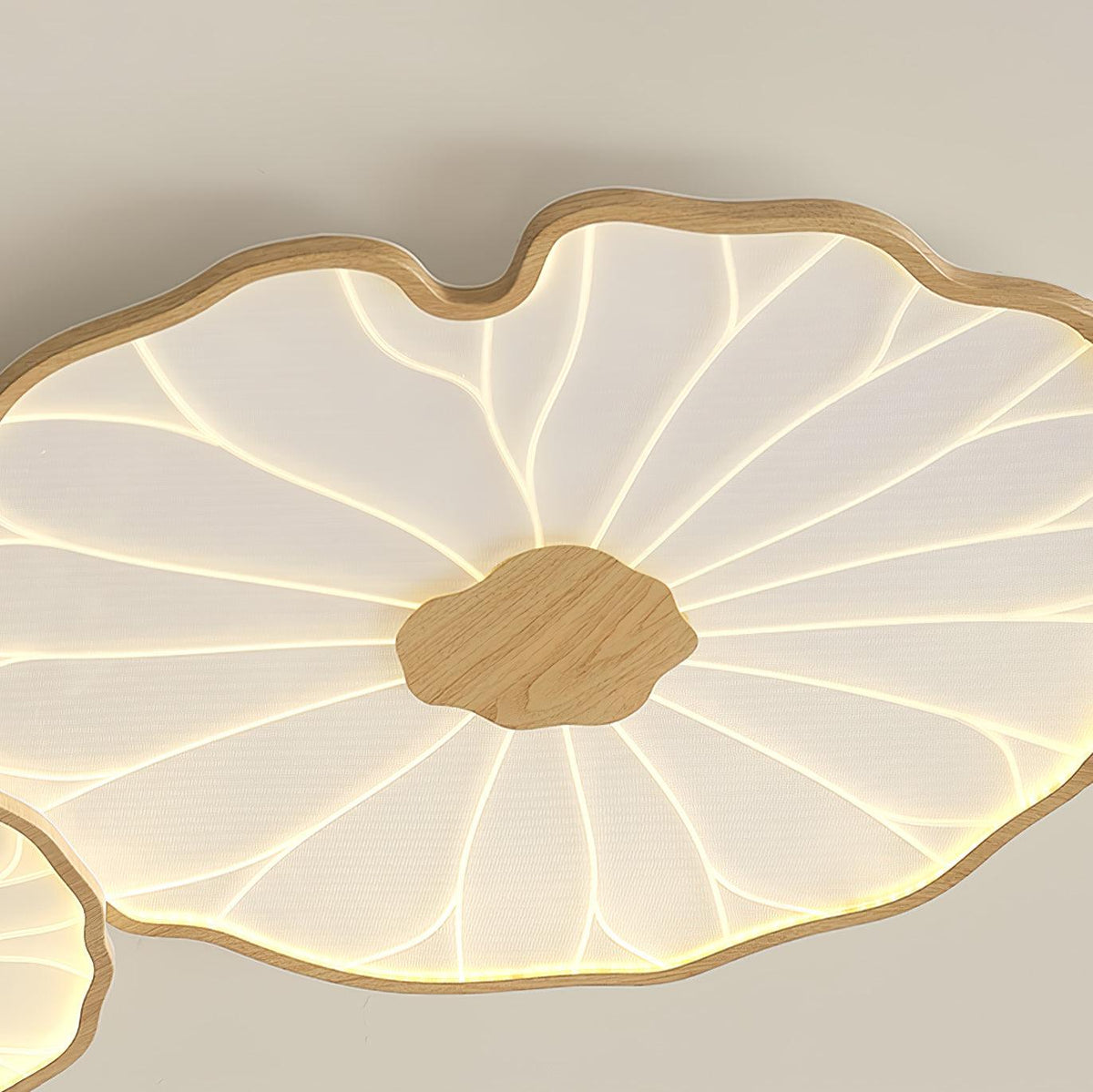 Amelie Floral Wooden Ceiling Light