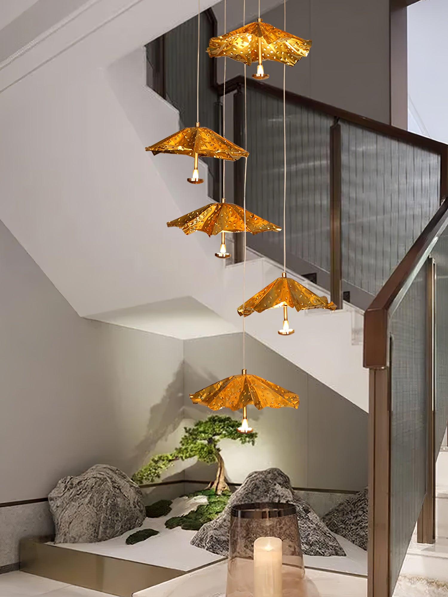 Eliora Aura Livra Leaf Chandelier
