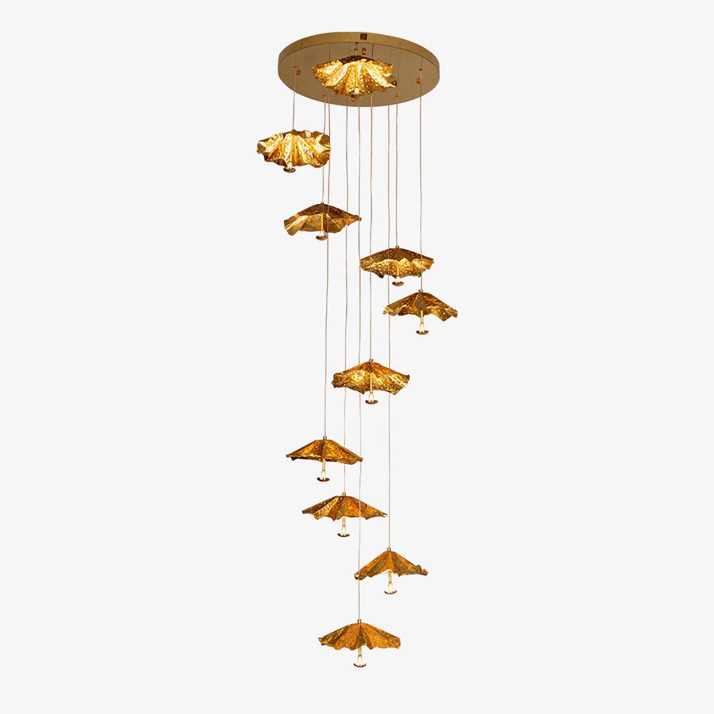 Eliora Aura Livra Leaf Chandelier