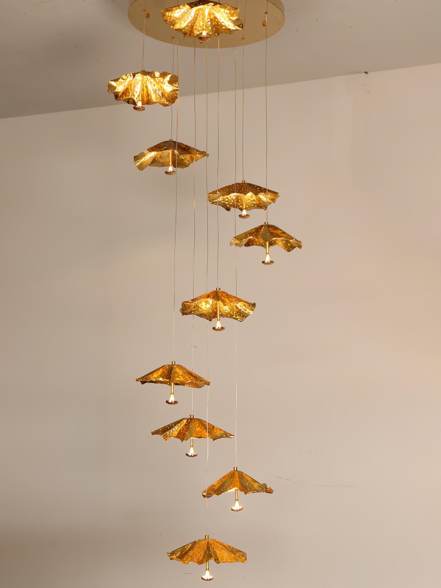 Eliora Aura Livra Leaf Chandelier