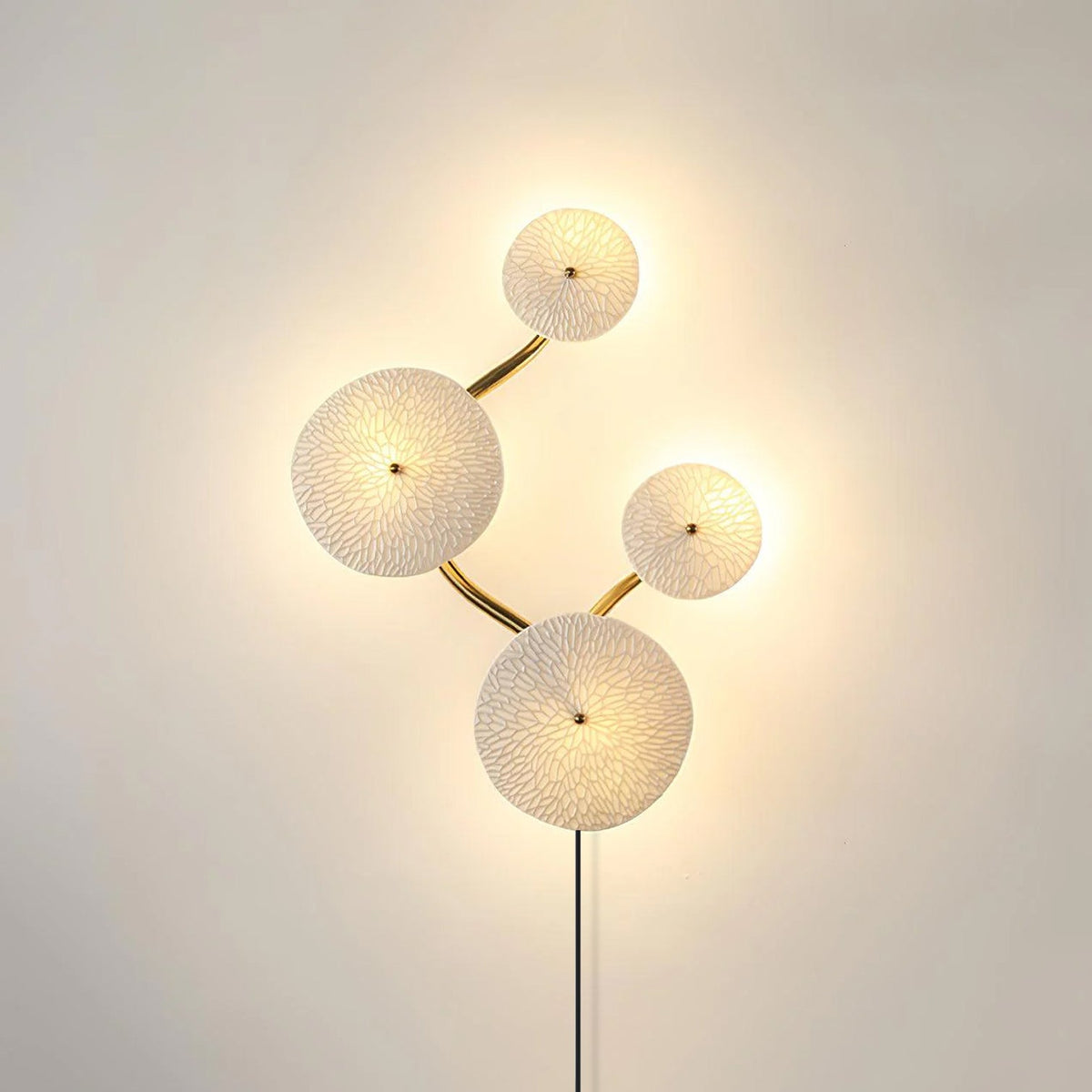 Lotus Petal Plug-in Wall Lamp