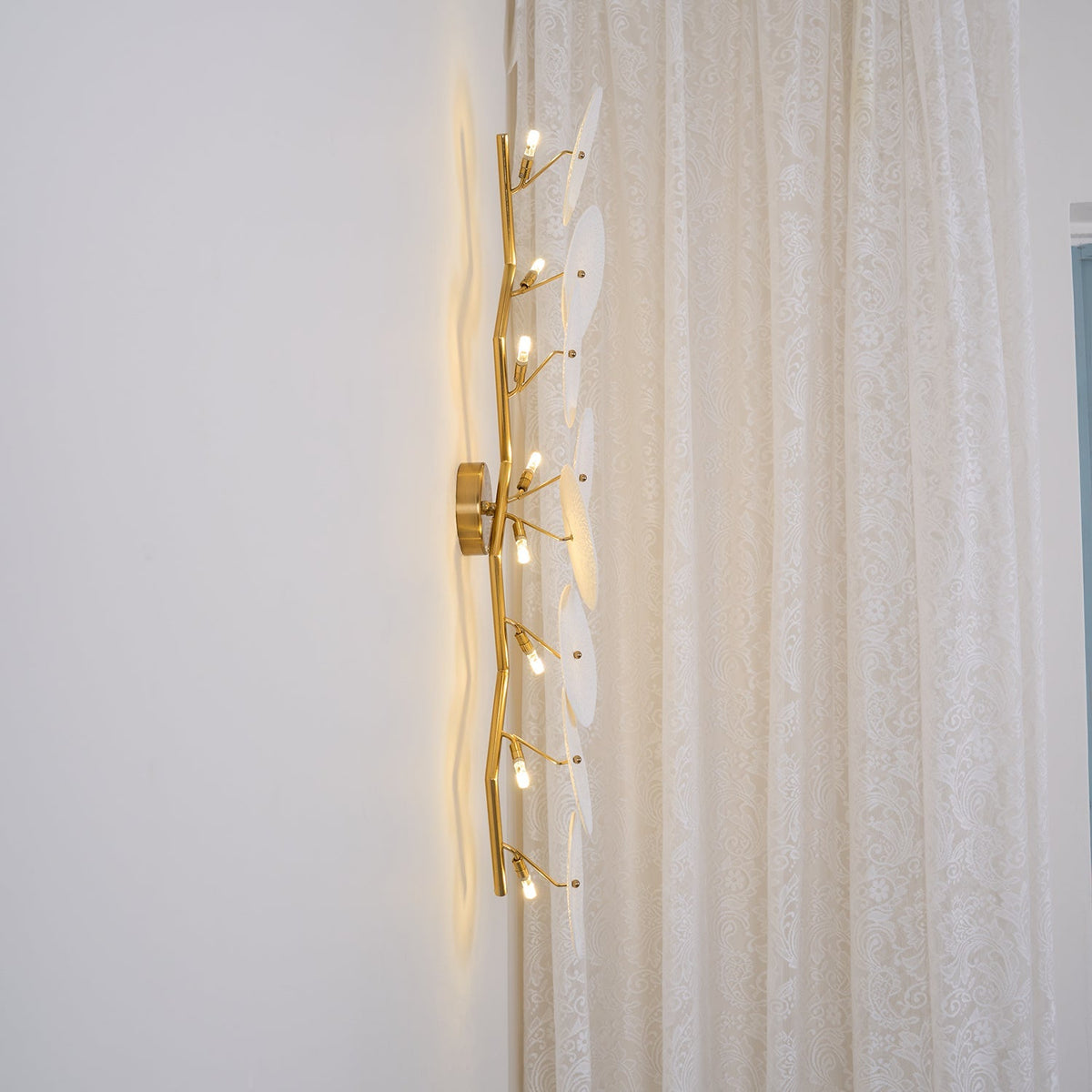 Fairhaven Lotus Petal Indoor Wall Light
