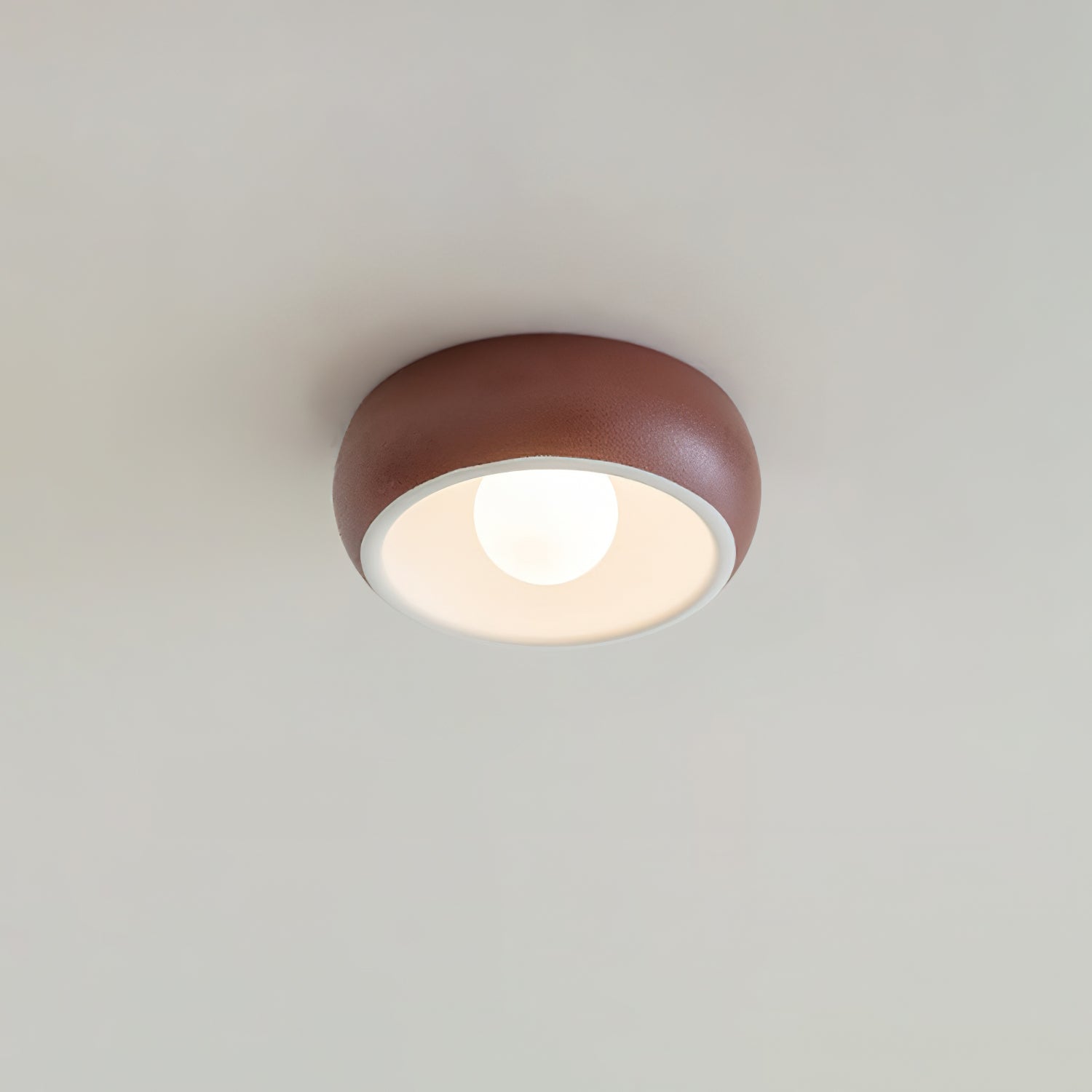 Talemu Modern Minimalist Round Glass Ceiling Light