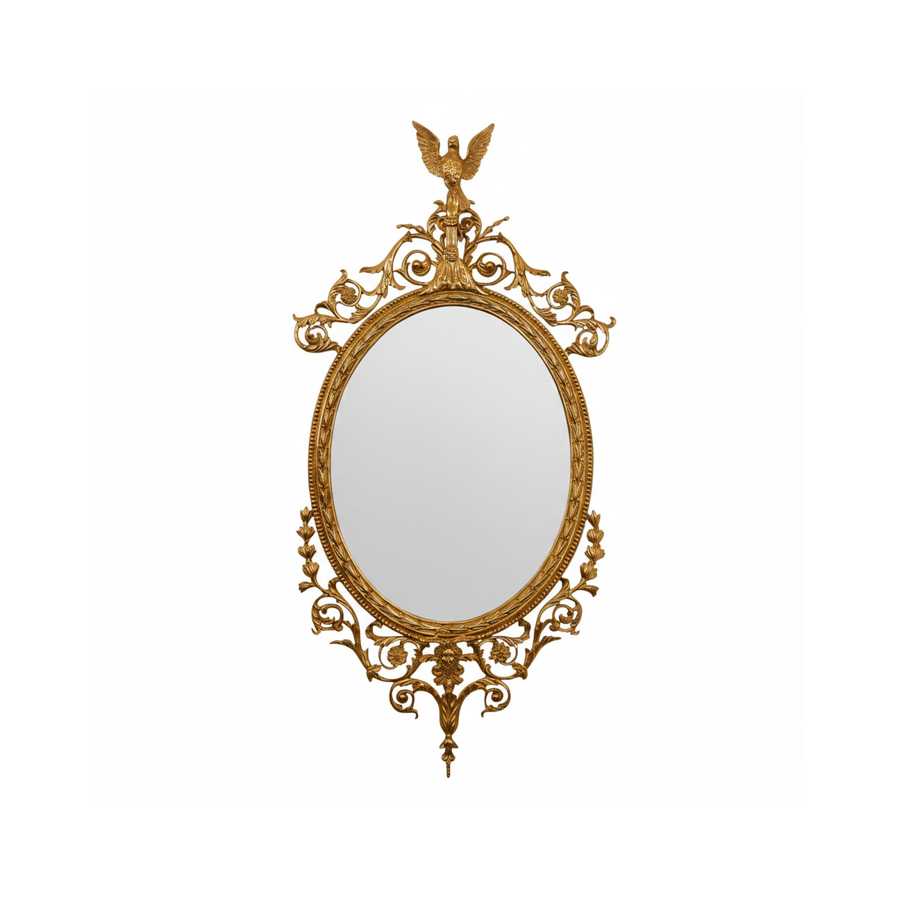 Aldenenne Belle Wood Flat Wall Mirror