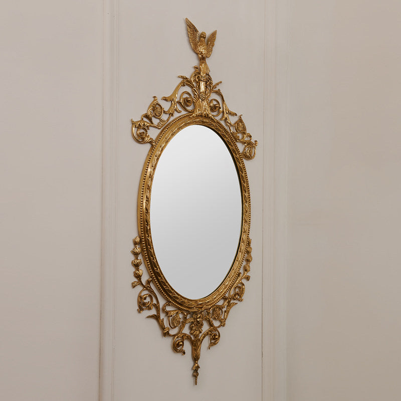 Aldenenne Belle Wood Flat Wall Mirror