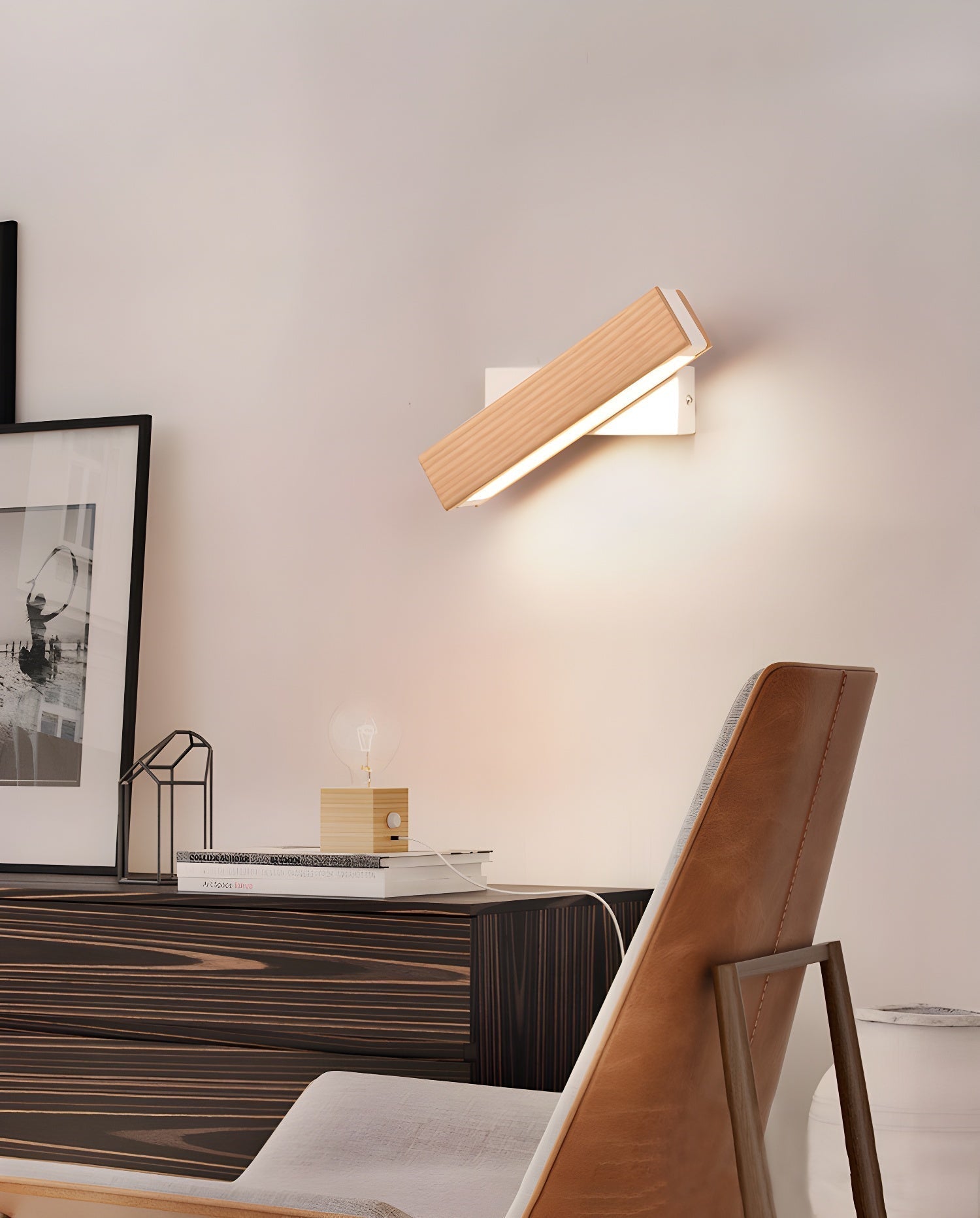 Nave Wood & Acrylic Wall Light