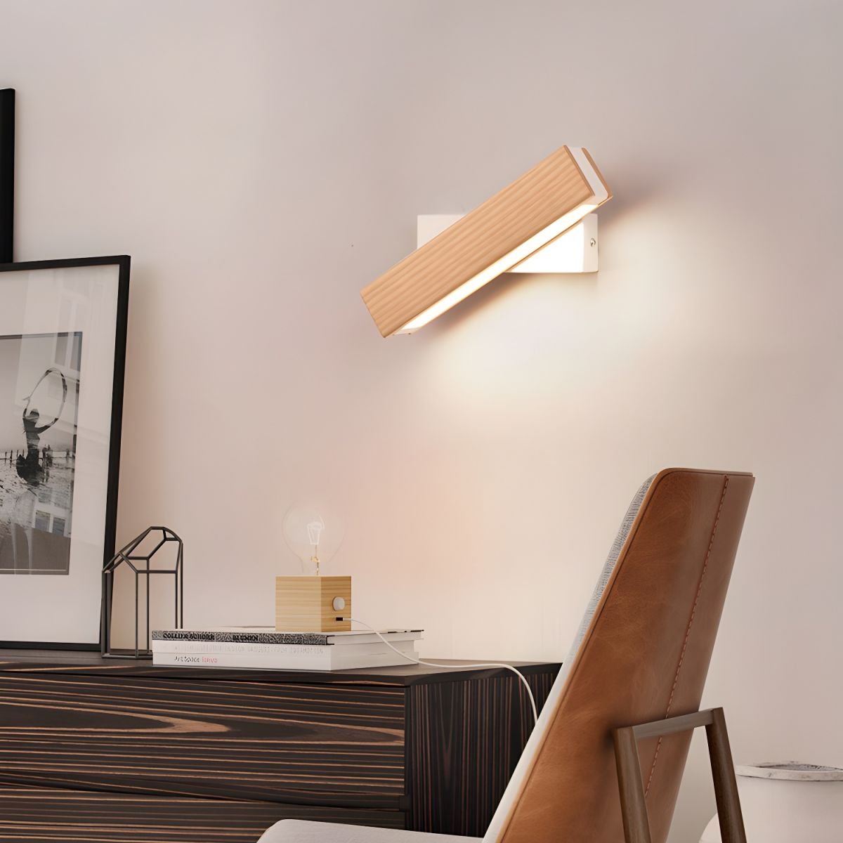 Nave Wood & Acrylic Wall Light