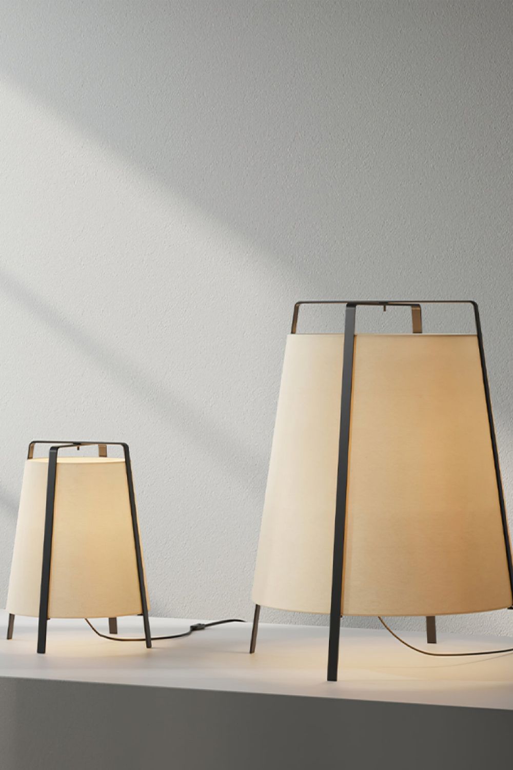 Zild Fabric Scandinavian Table Lamp