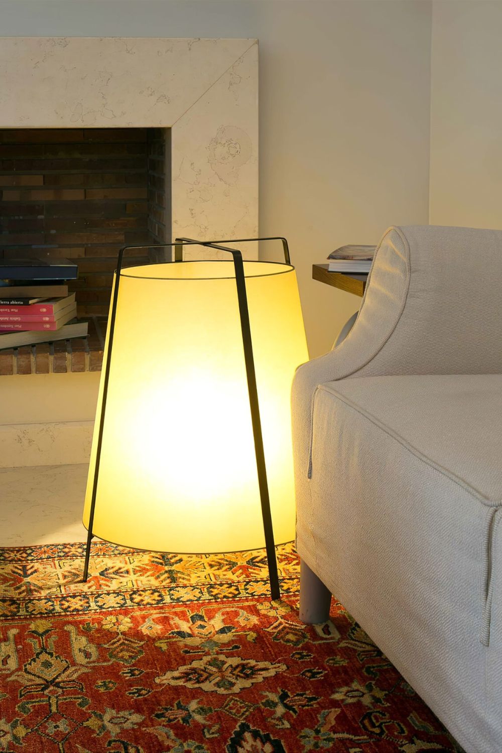 Zild Fabric Scandinavian Table Lamp