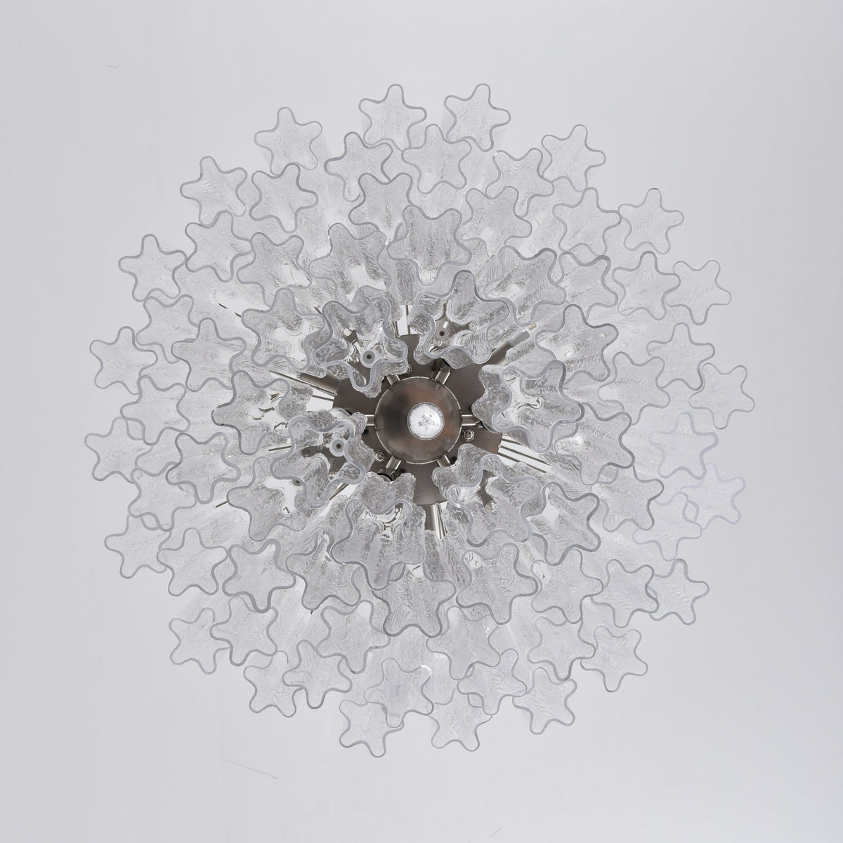 Lioreian Chandelier Clear Glass Multi-Tier Crystal Glow