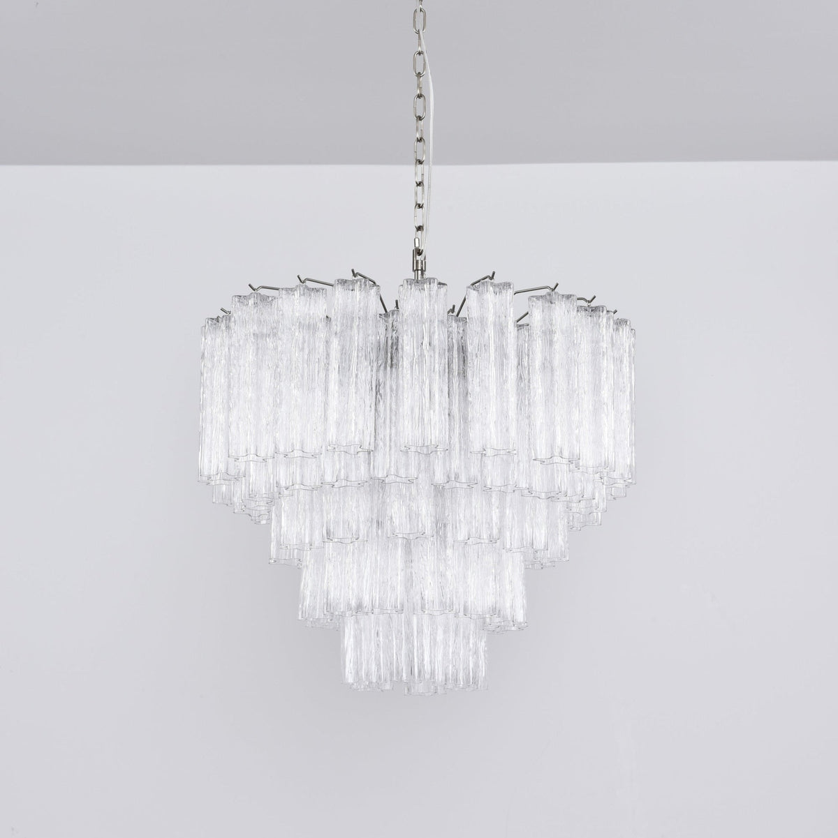 Lioreian Chandelier Clear Glass Multi-Tier Crystal Glow