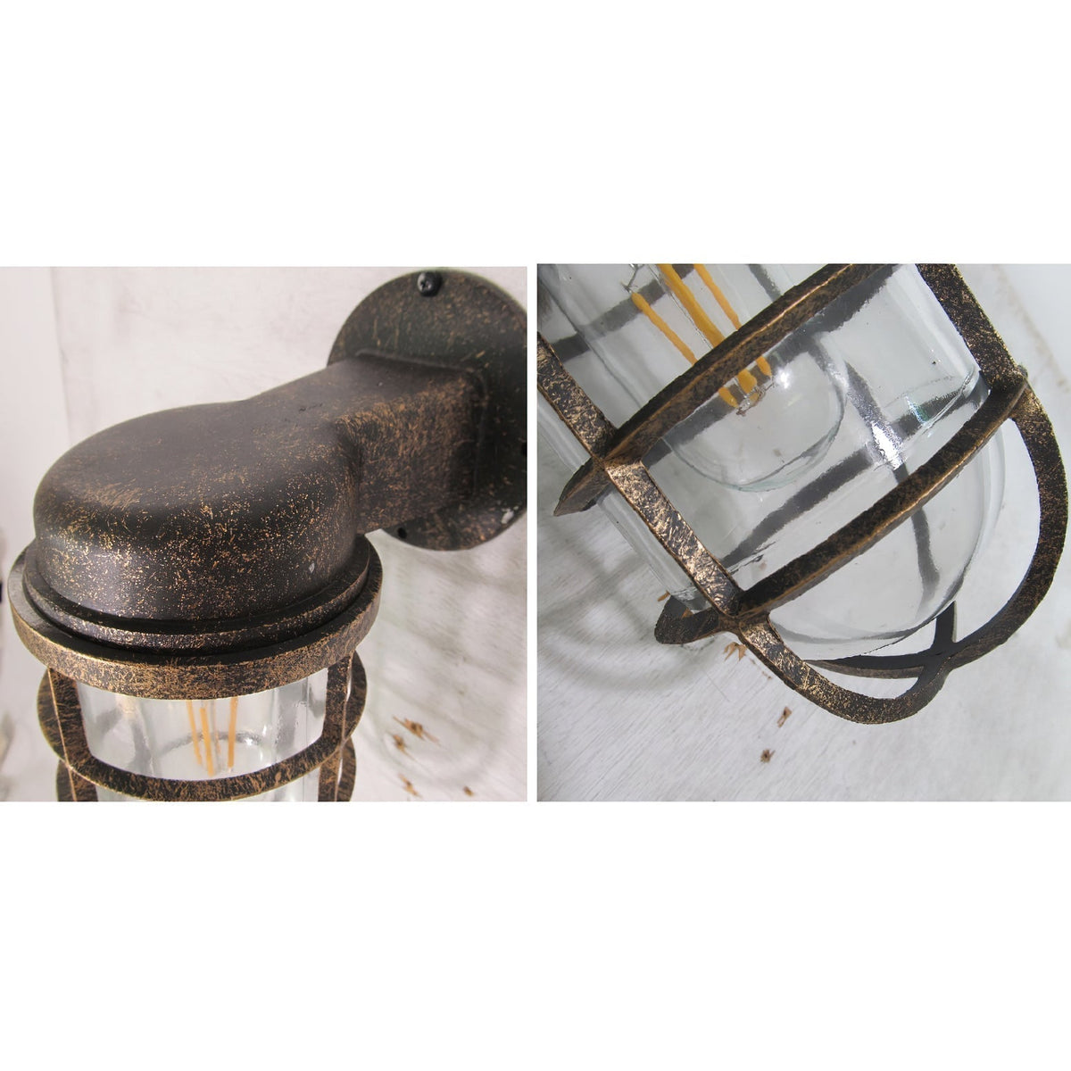 Ozorel Vintage Unique Glass Wall Lamp