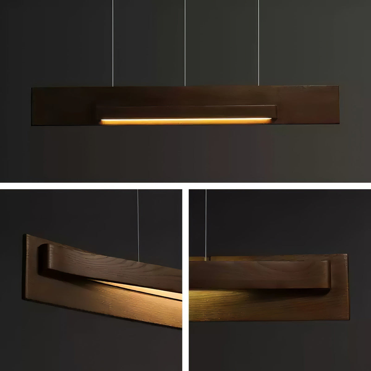 Zaraeyra Minimalist Wood Pendant Light