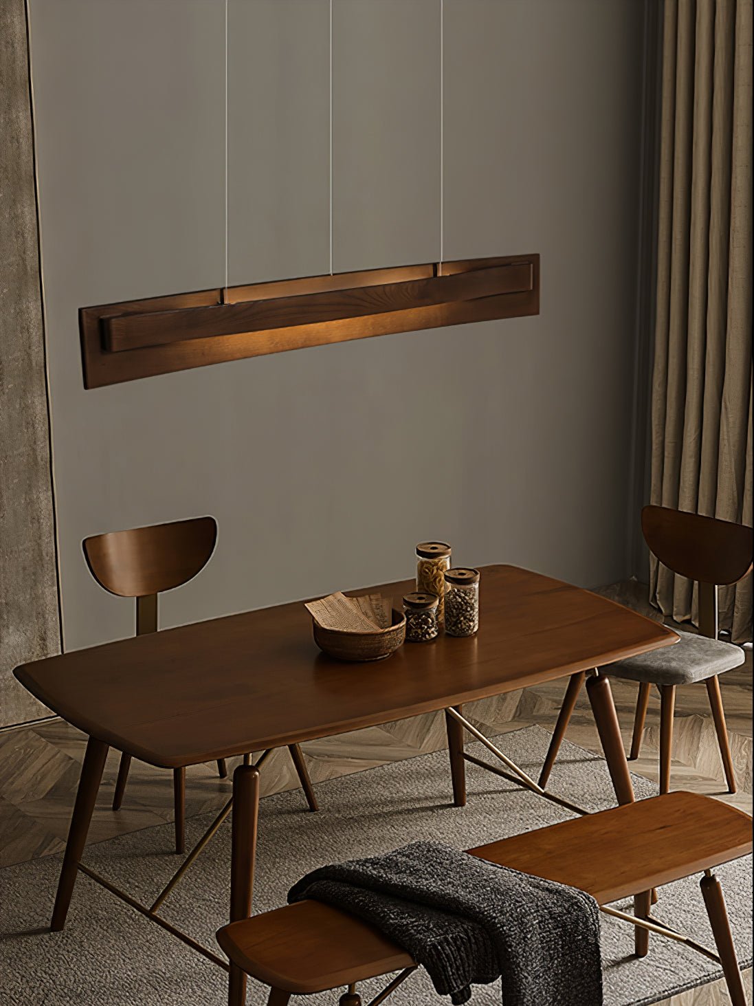 Zaraeyra Minimalist Wood Pendant Light