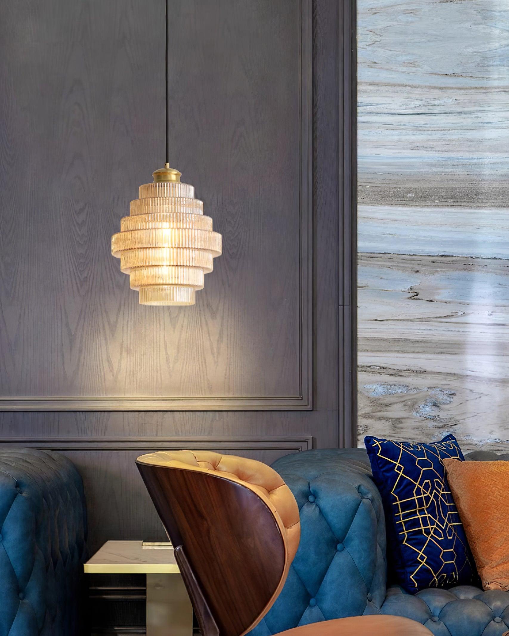 Amara Glass Pendant Lamp - Neutral Decor