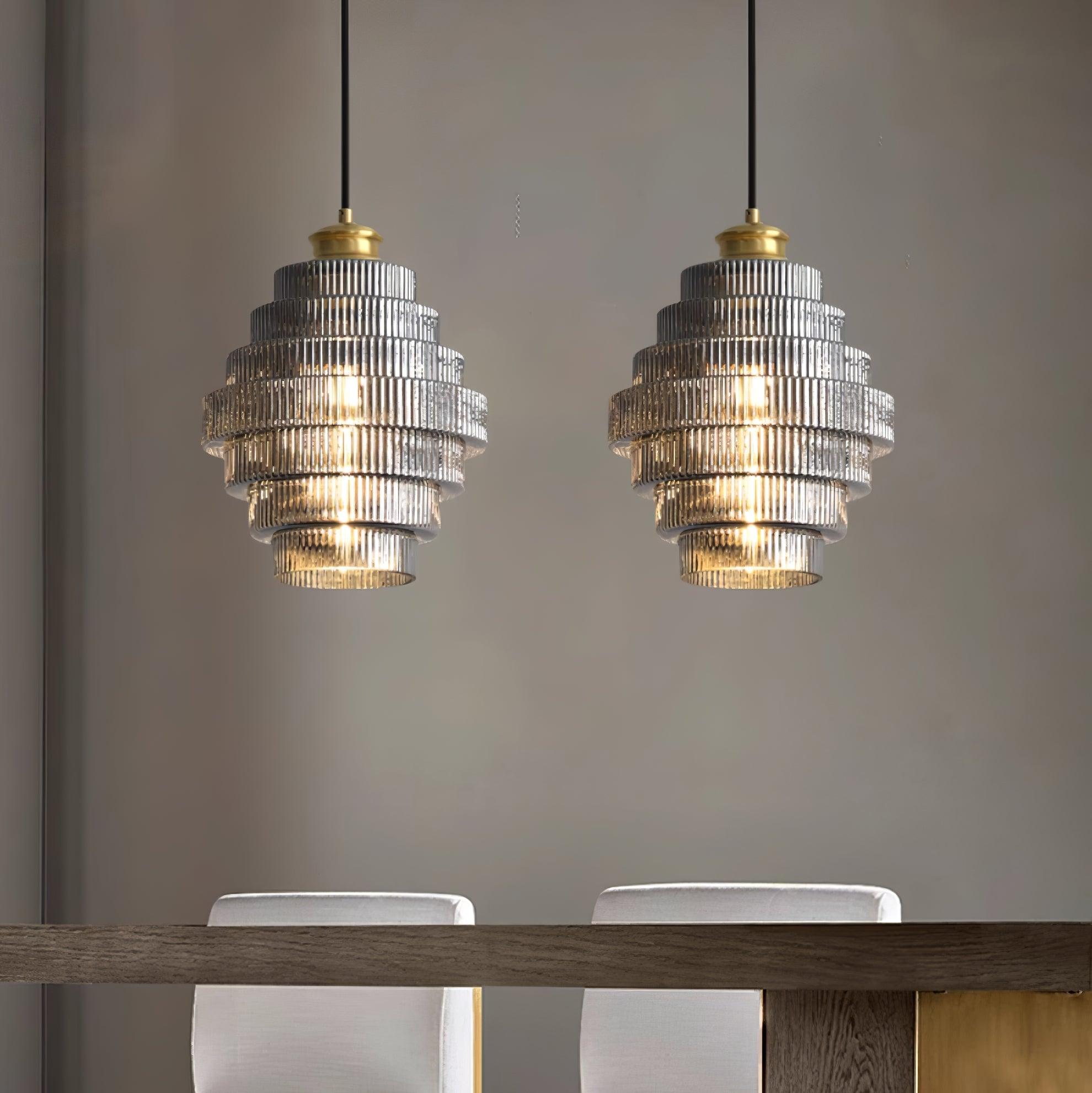 Amara Glass Pendant Lamp - Neutral Decor