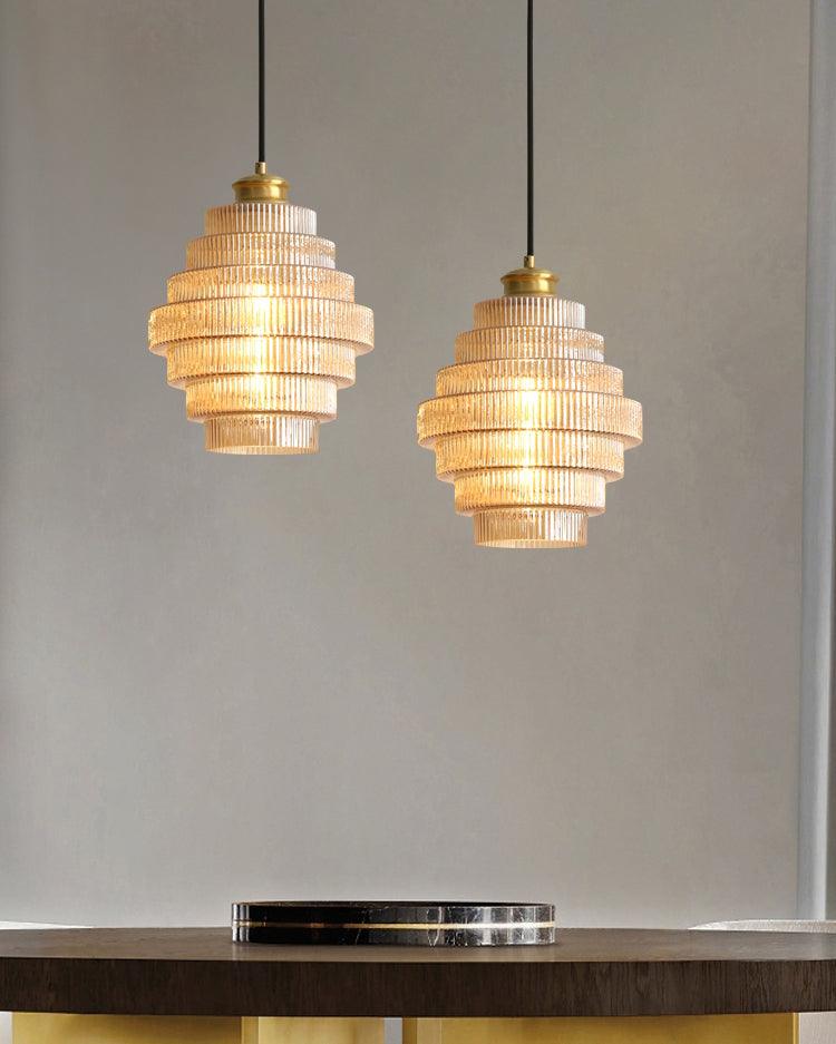 Amara Glass Pendant Lamp - Neutral Decor