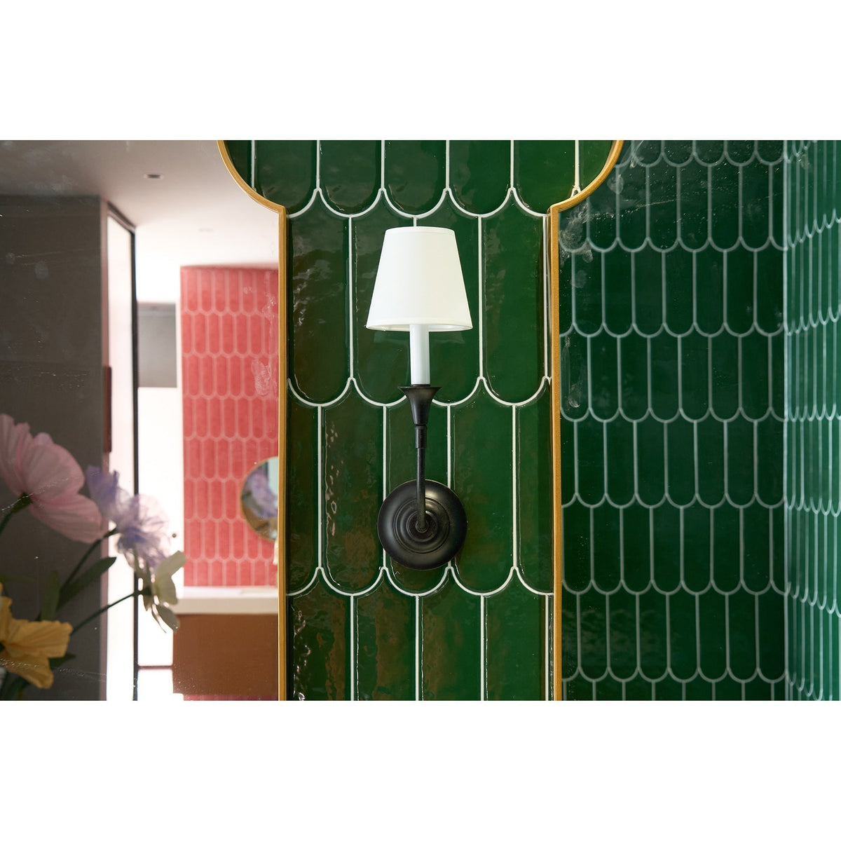 Erdoros Vintage Industrial Fabric Wall Lamp