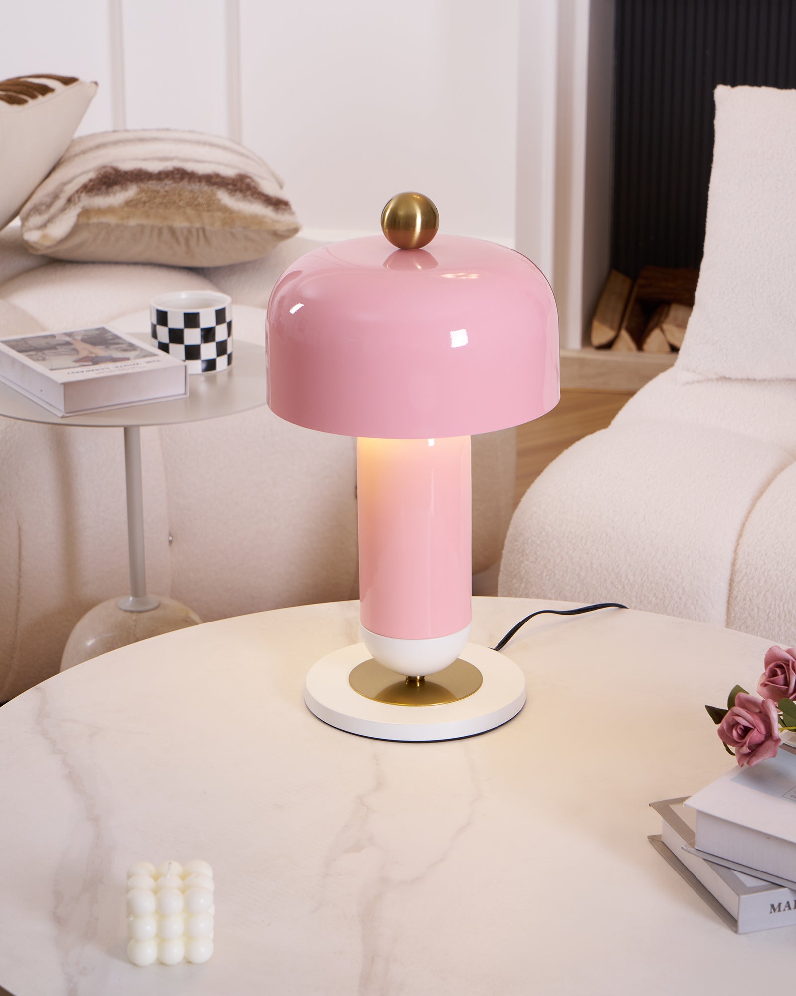 Ziora Retro Table Lamp - Neutral Decor
