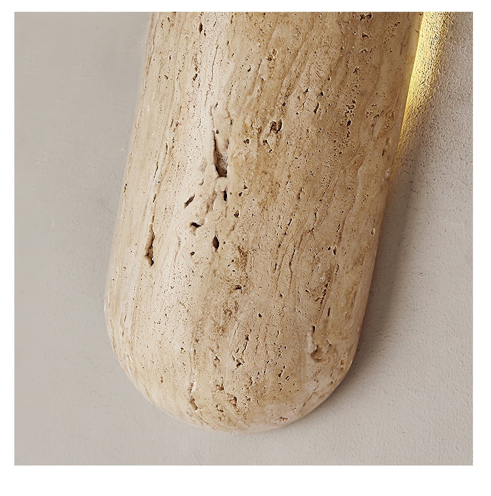 Norerette Rustic Travertine Wall Light
