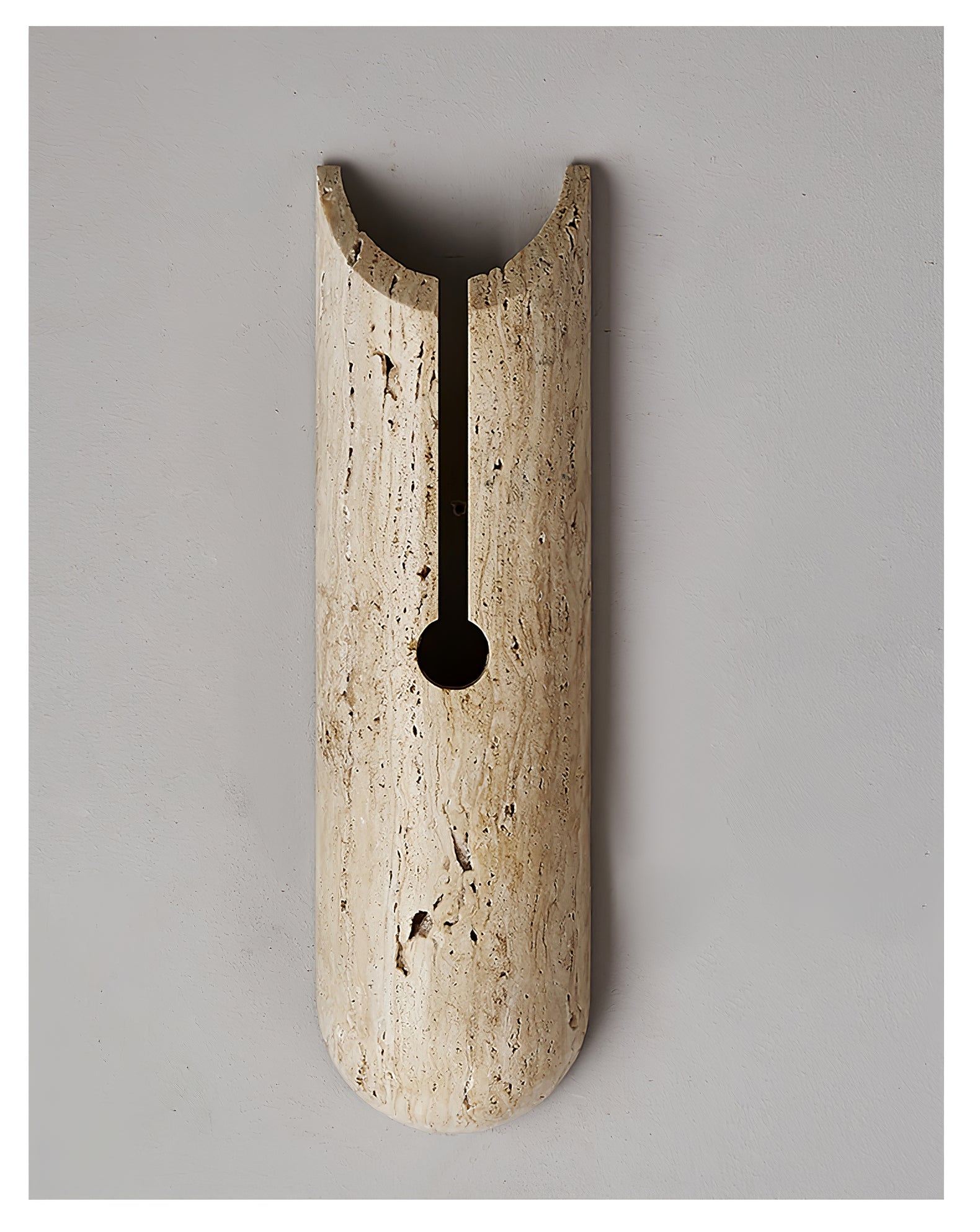 Norerette Rustic Travertine Wall Light