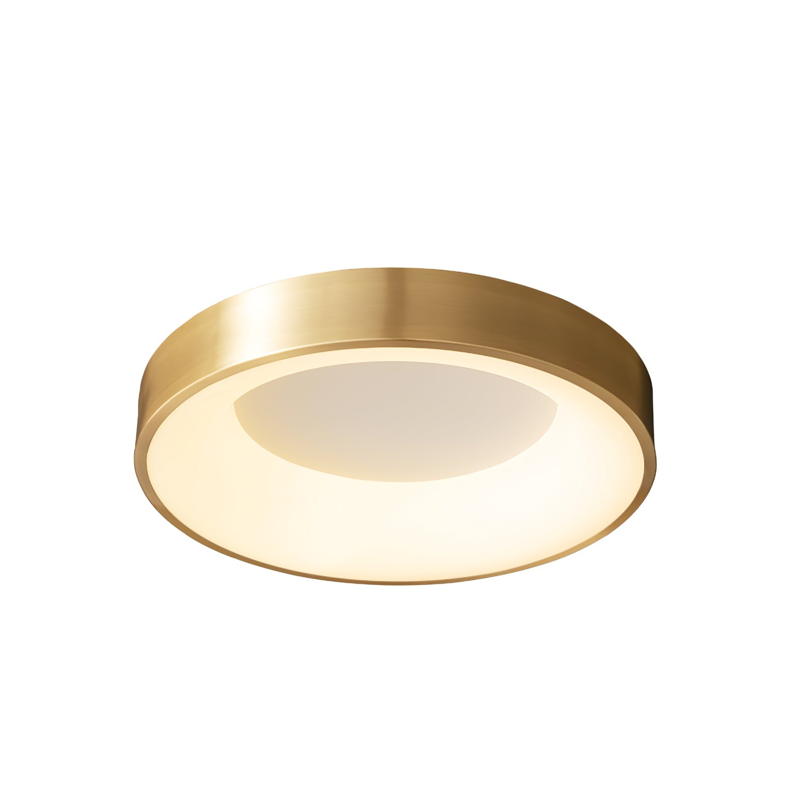 Zetheos Modern Minimalist Brass Ceiling Light