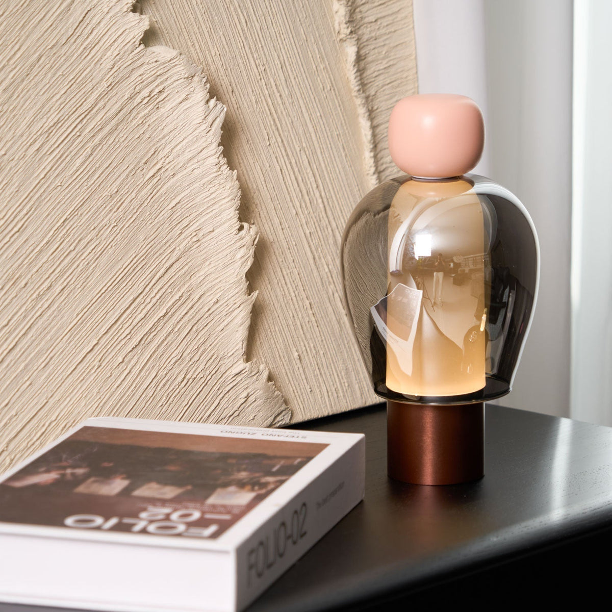 Nara Glass Artistic Table Lamp