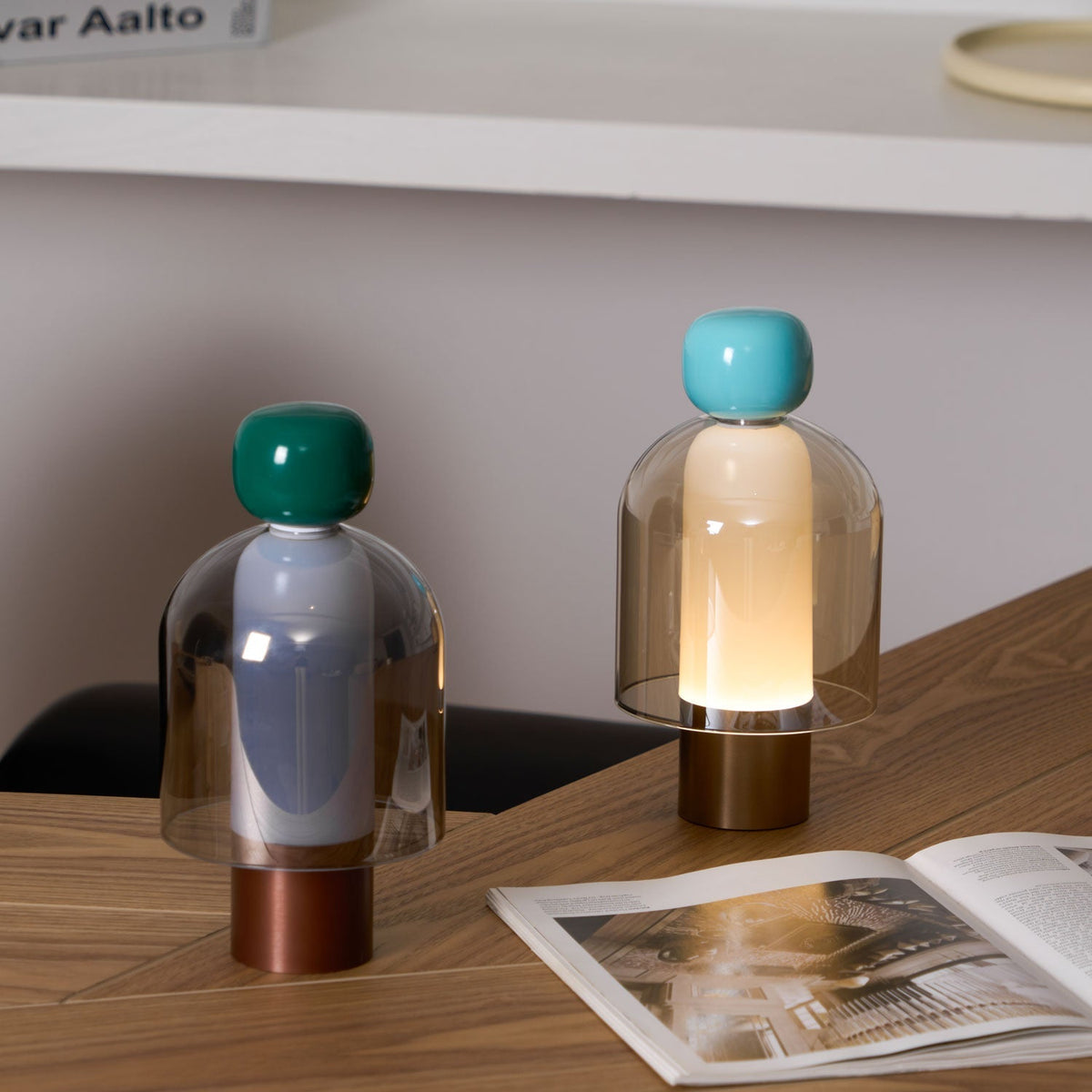 Nara Glass Artistic Table Lamp