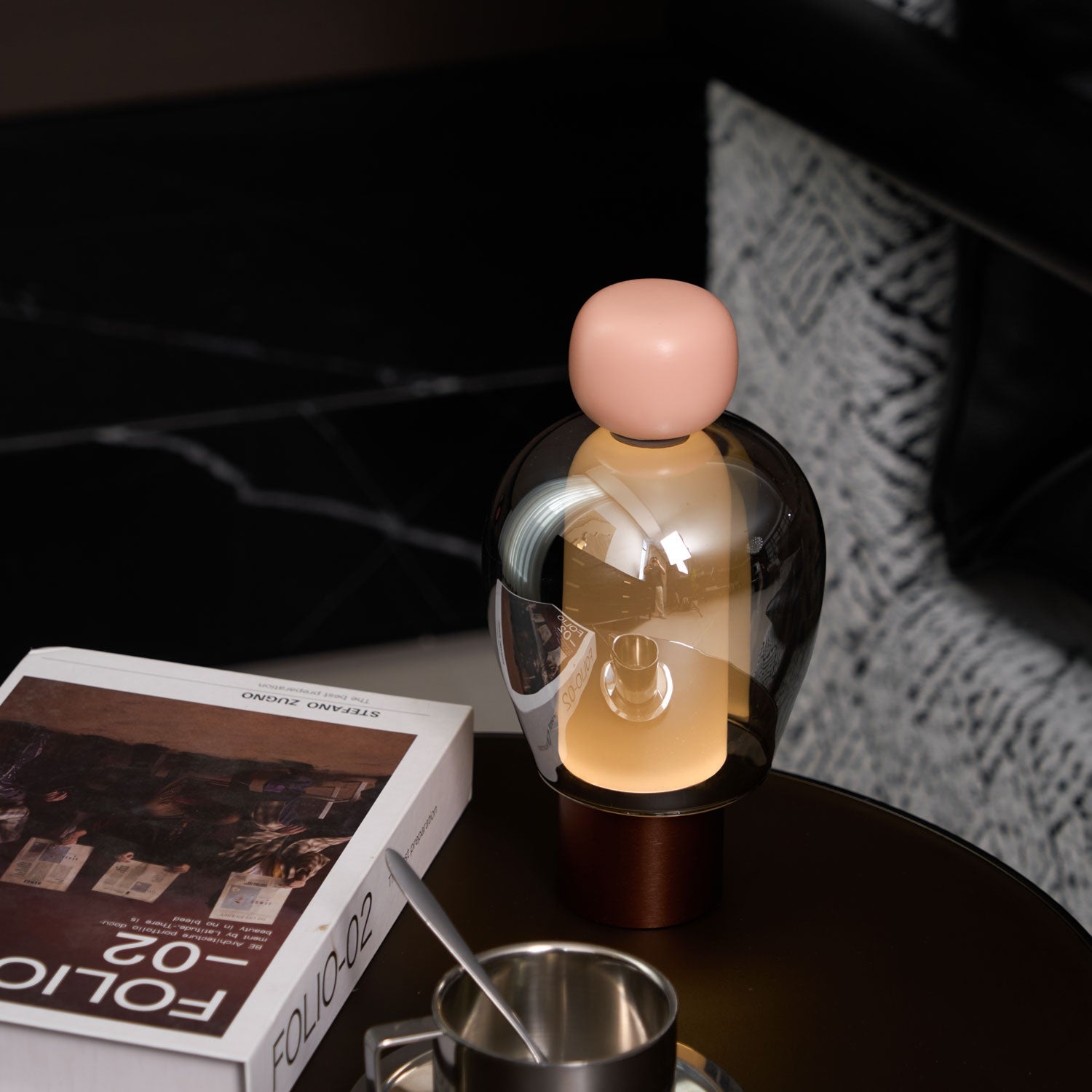 Nara Glass Artistic Table Lamp