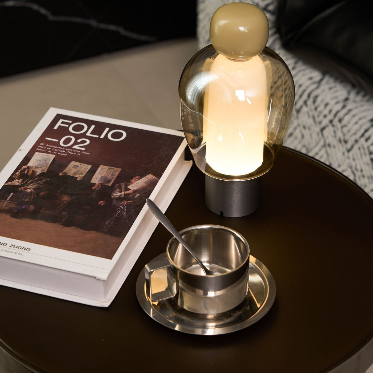 Nara Glass Artistic Table Lamp