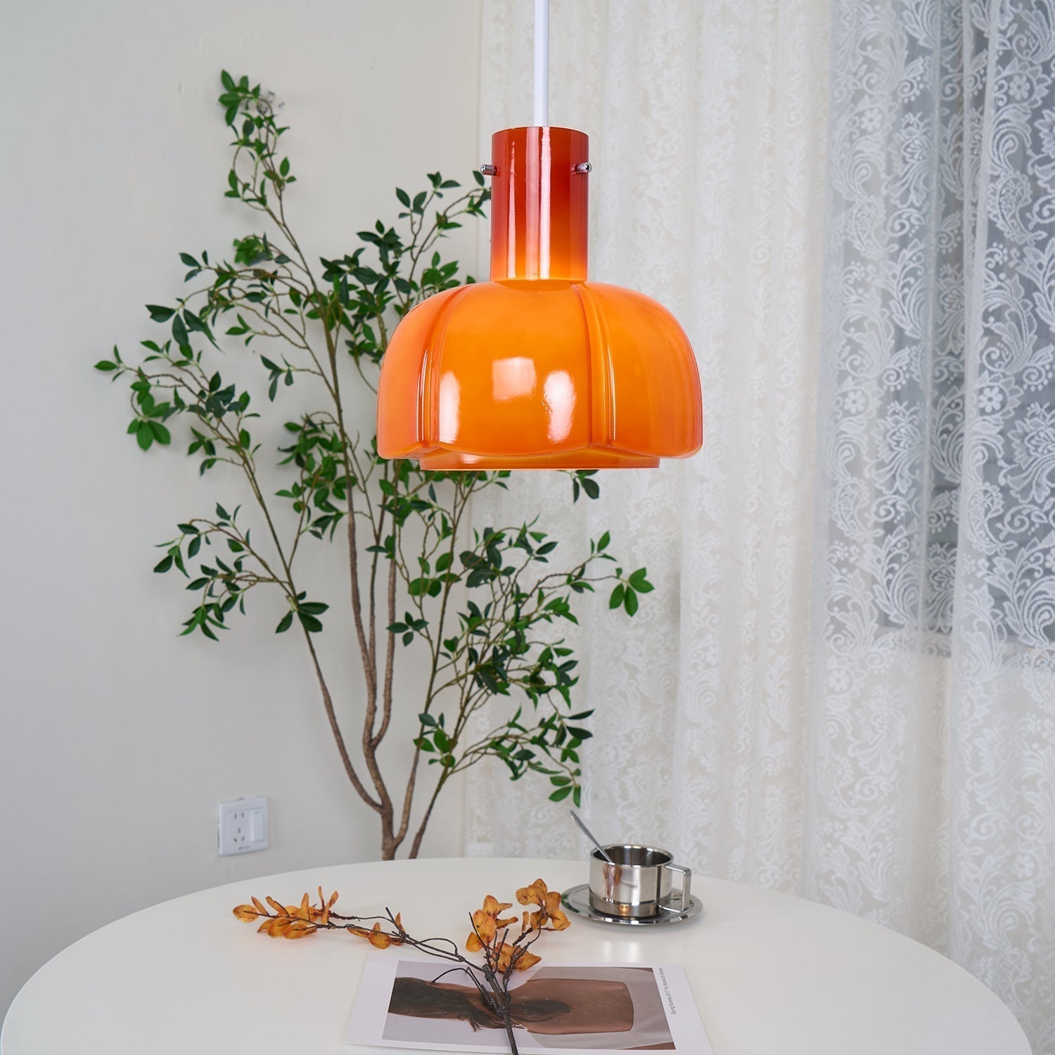 Zentara Glass Contemporary Pendant Light