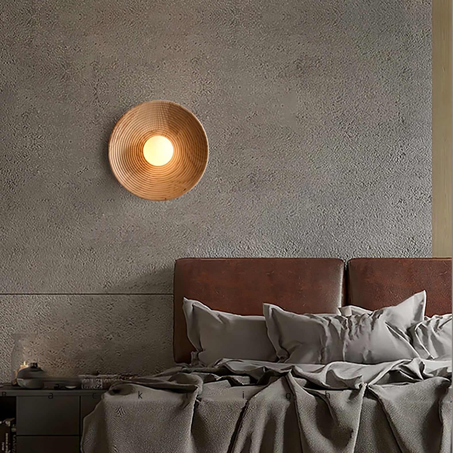 Aldenise Nordic Art Contour Wooden Sconce Wall lamp