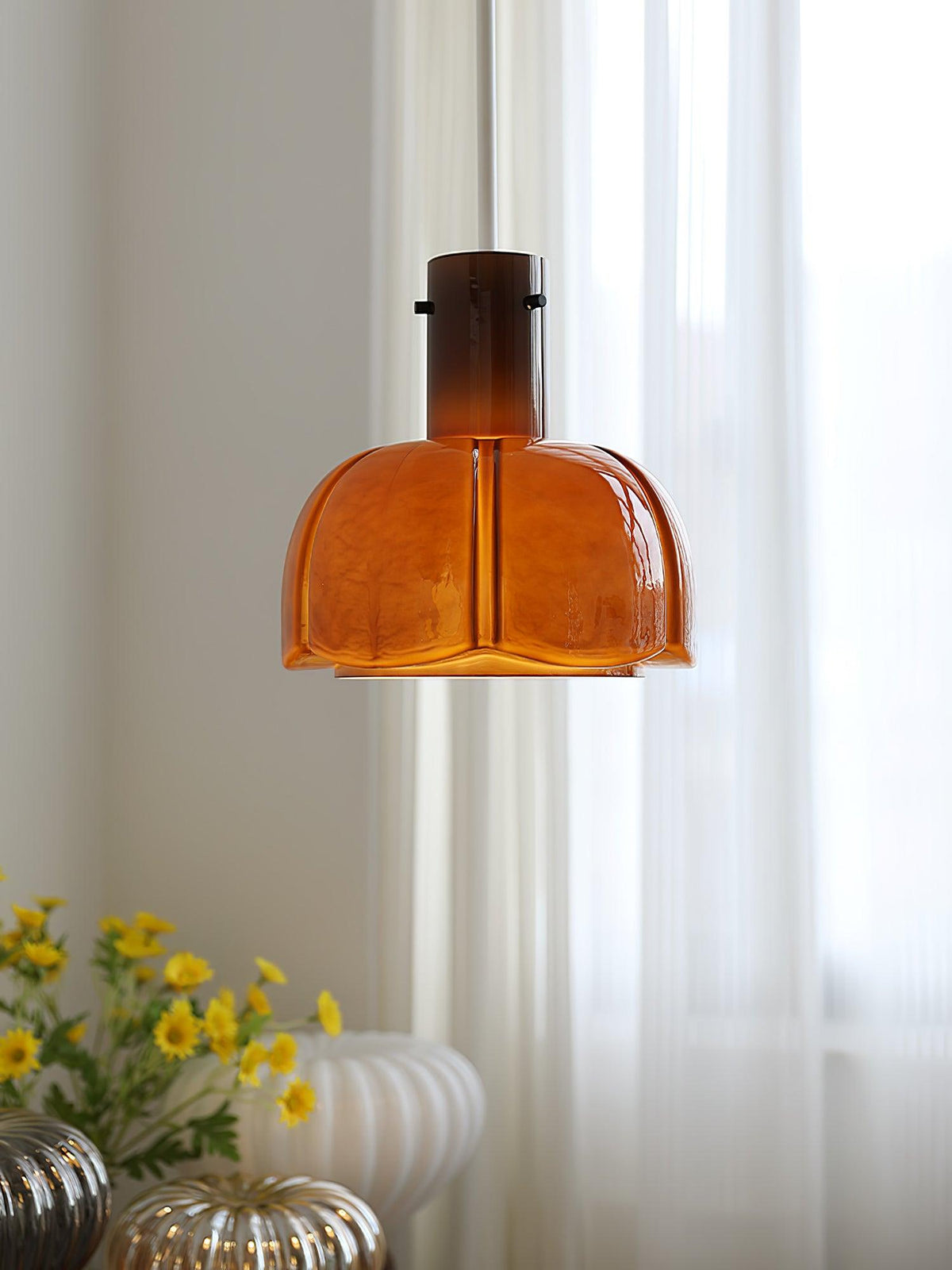 Zentara Glass Contemporary Pendant Light