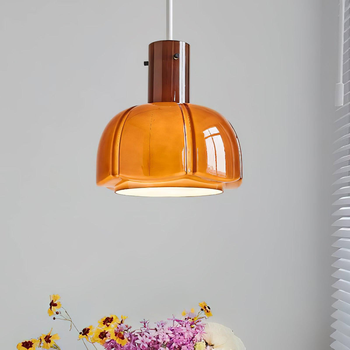 Zentara Glass Contemporary Pendant Light