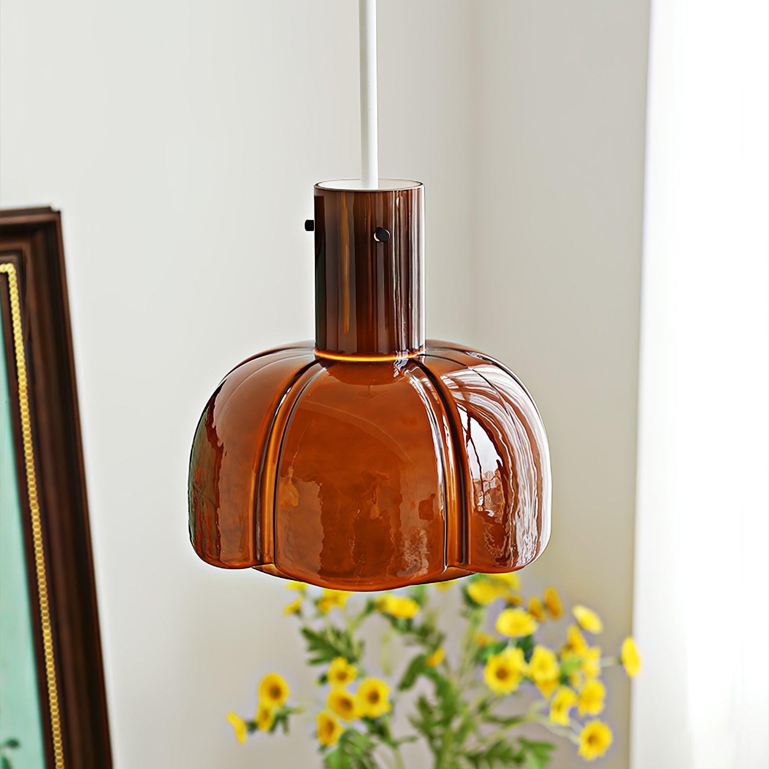 Zentara Glass Contemporary Pendant Light
