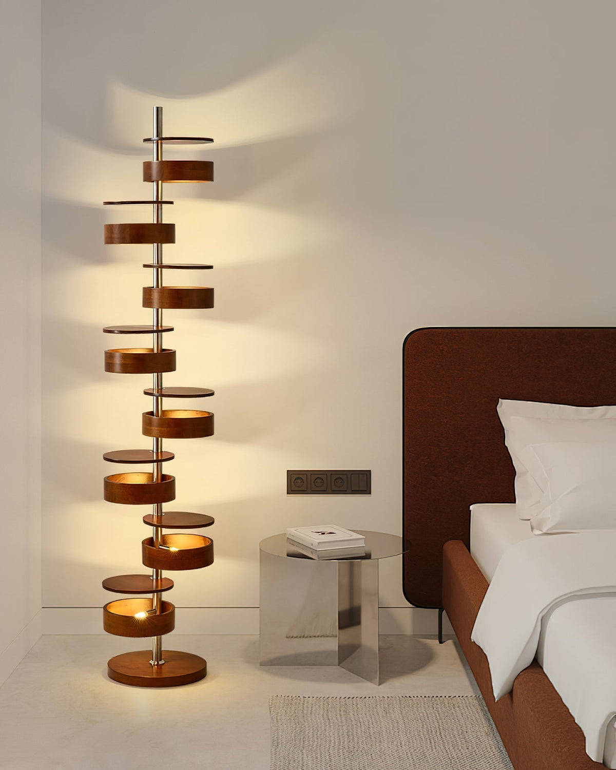 Lynix Wooden Floor Lamp
