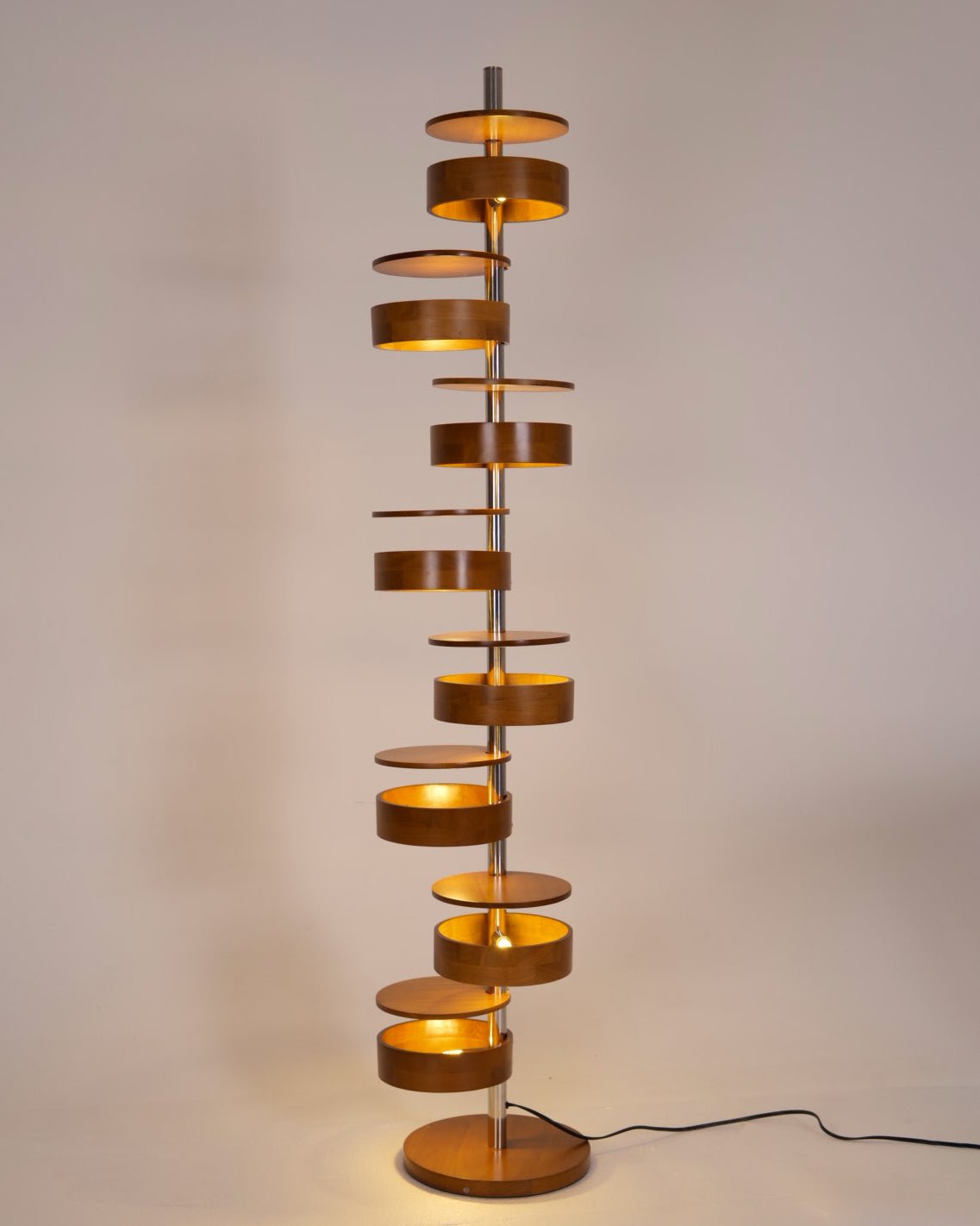 Lynix Wooden Floor Lamp