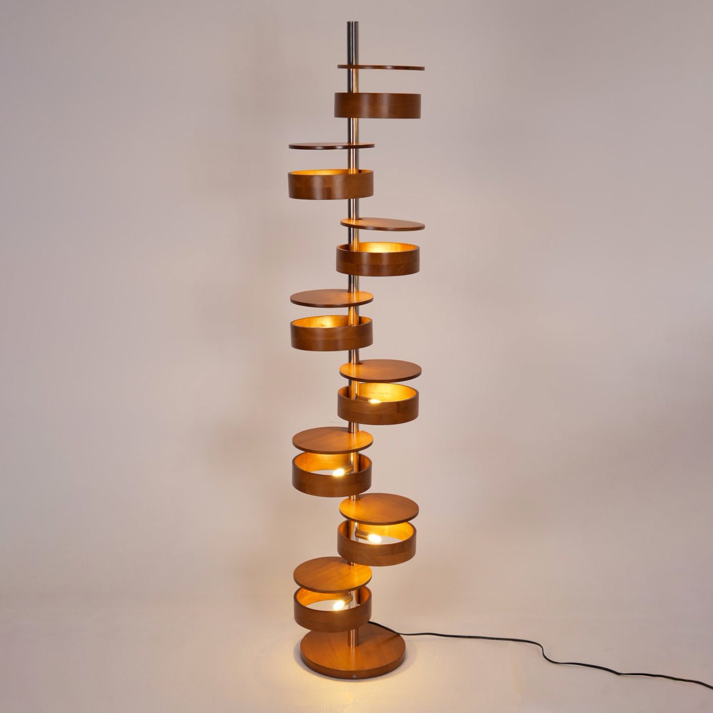 Lynix Wooden Floor Lamp