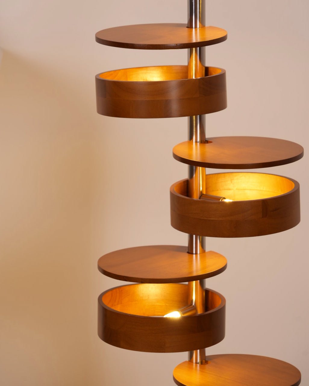 Lynix Wooden Floor Lamp