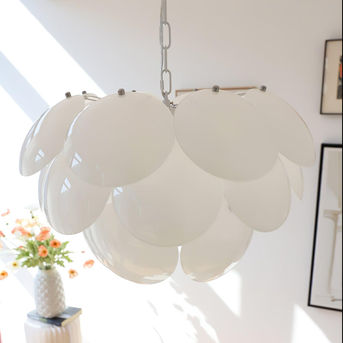 Sophia Minimalist Glass Chandelier