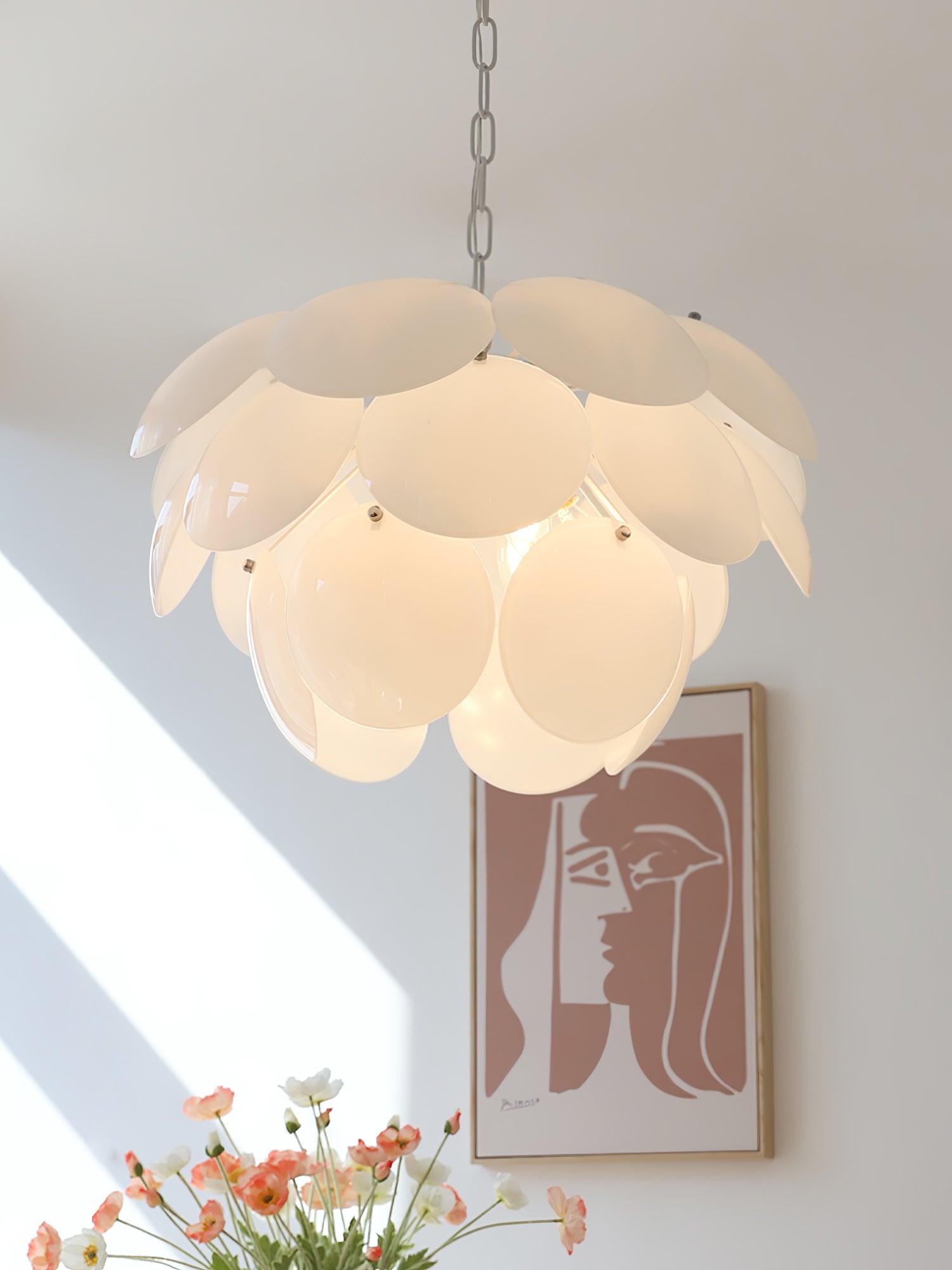 Sophia Minimalist Glass Chandelier