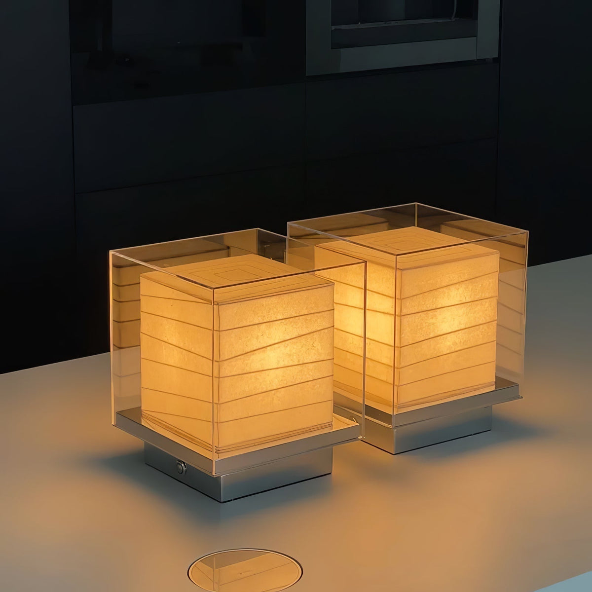 Pryn Cube Table Lamp