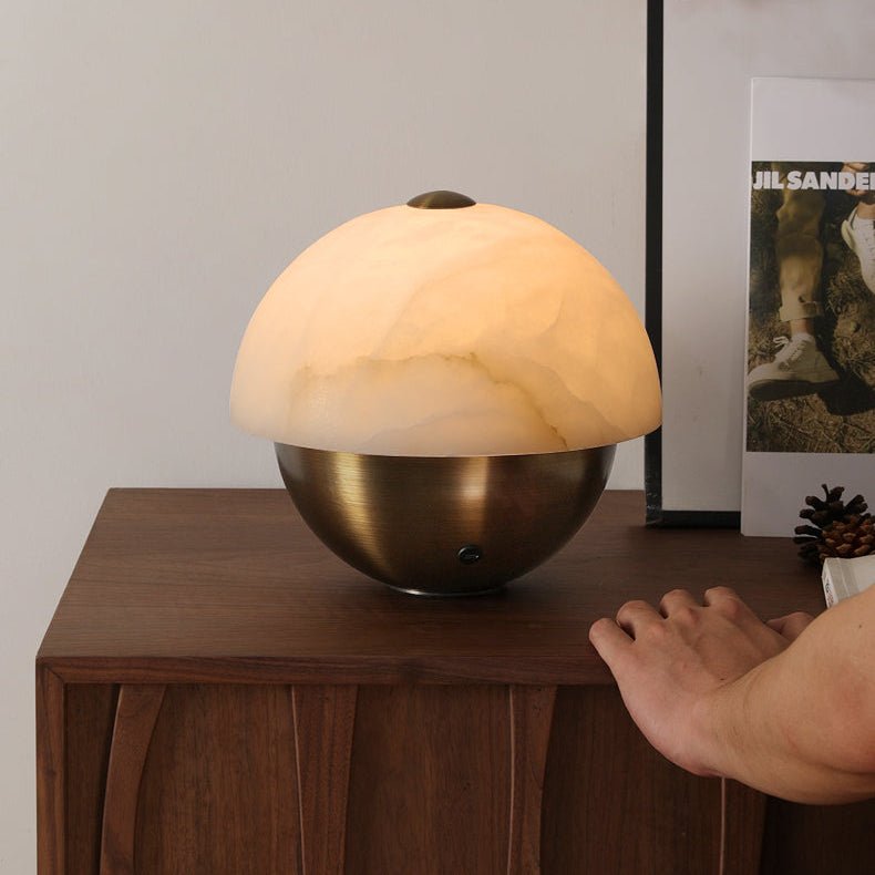 Crol Alabaster Mini Table Lamp