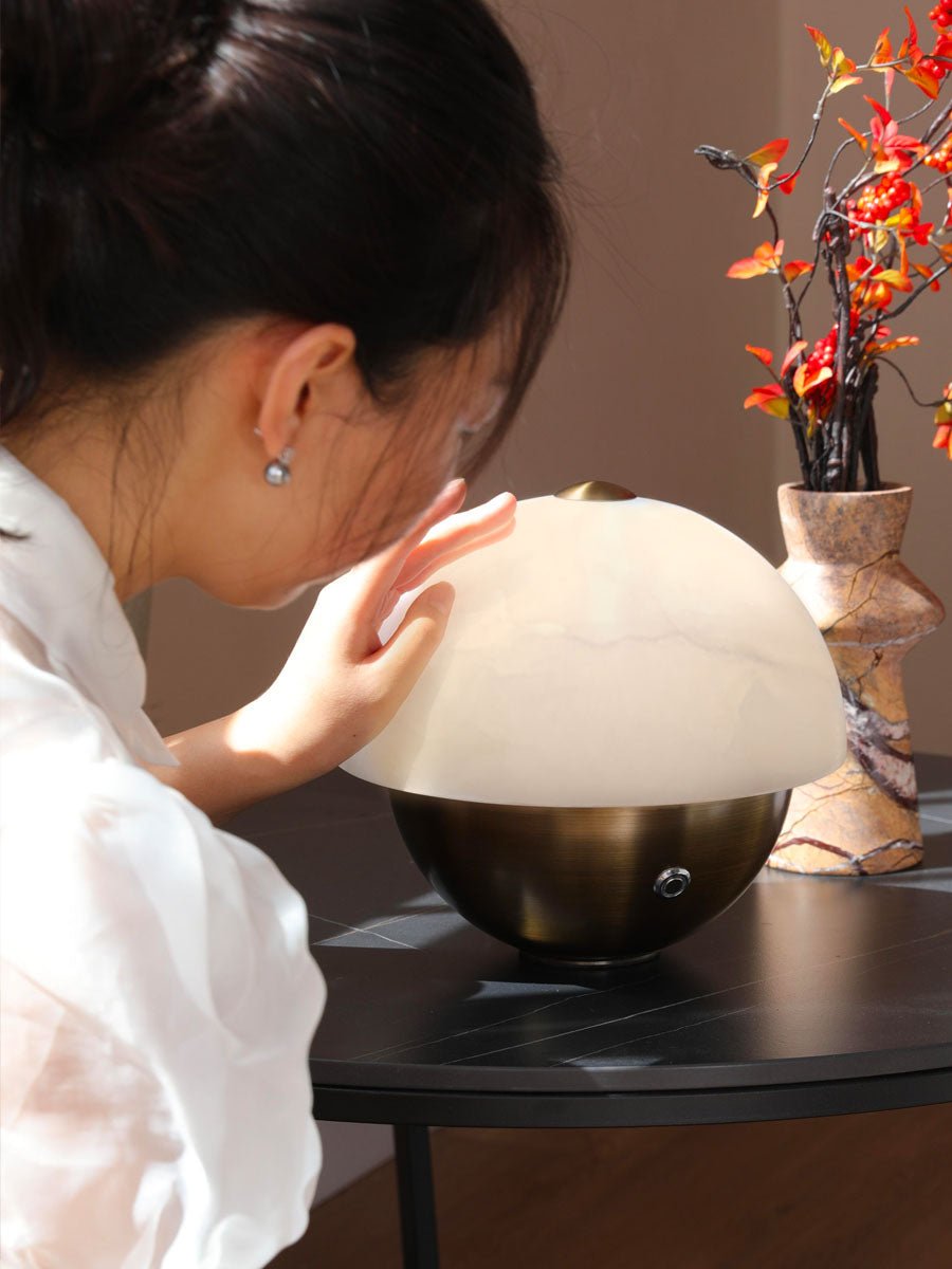 Crol Alabaster Mini Table Lamp