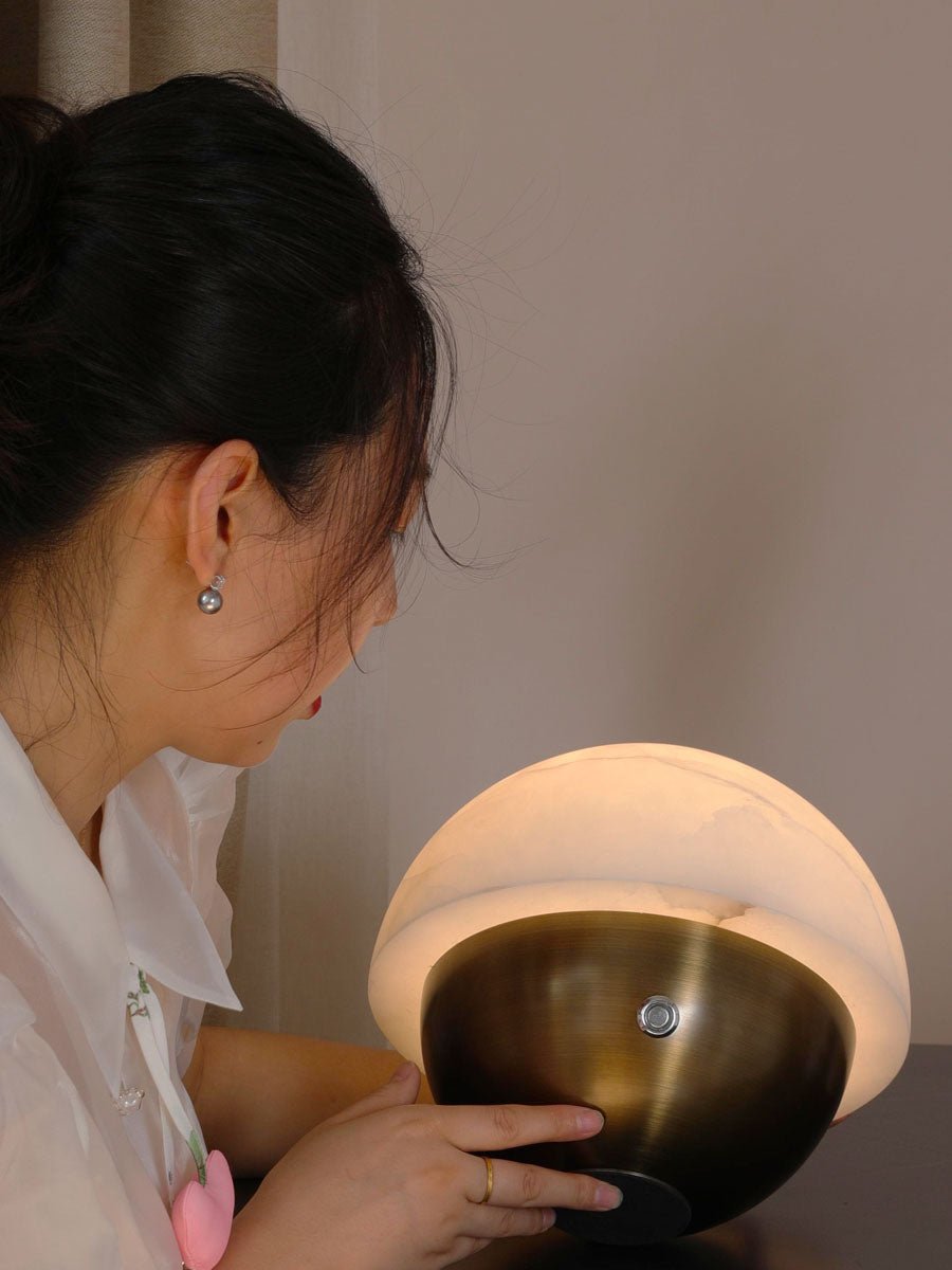 Crol Alabaster Mini Table Lamp