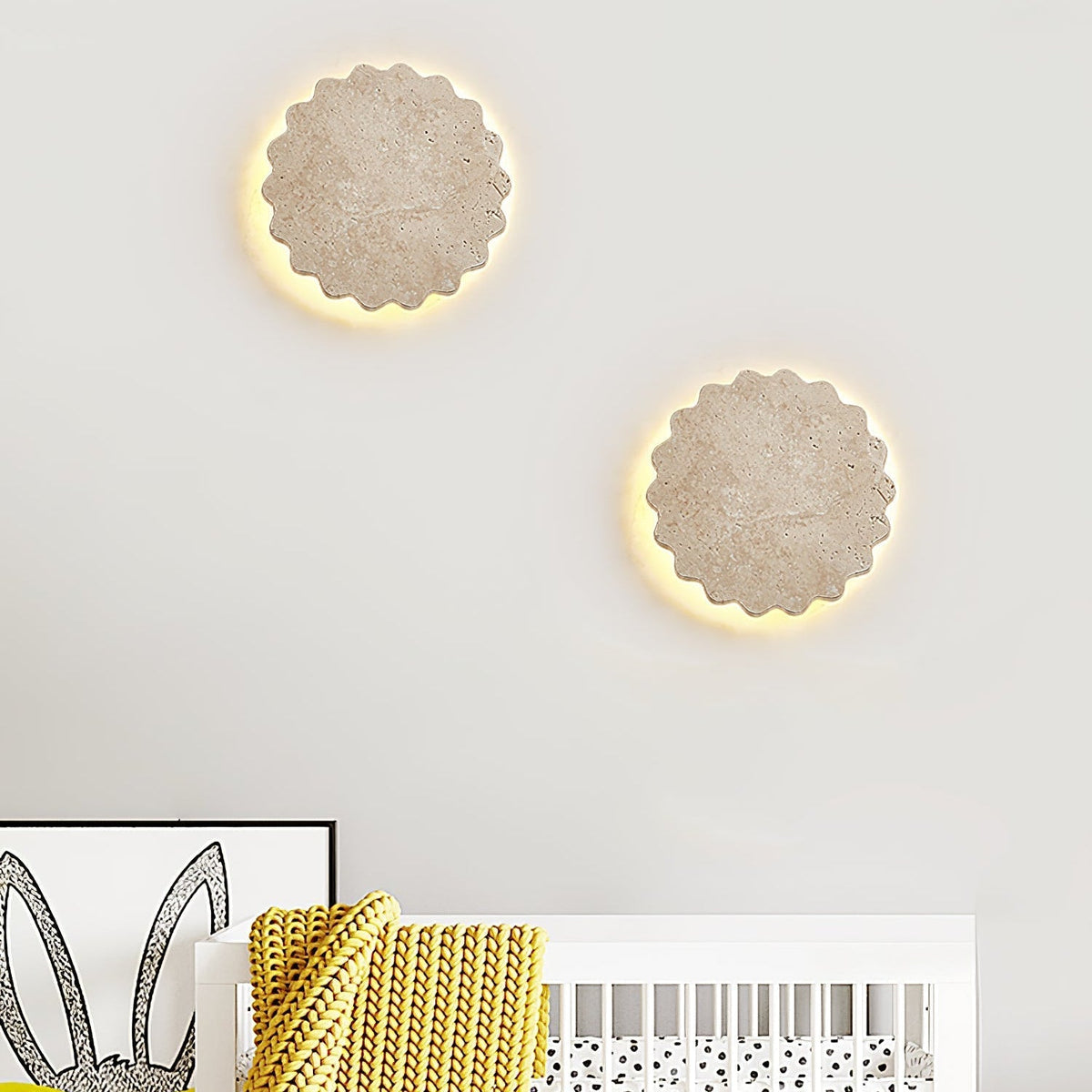 Viraanette Luna Scallop Wall Lamp