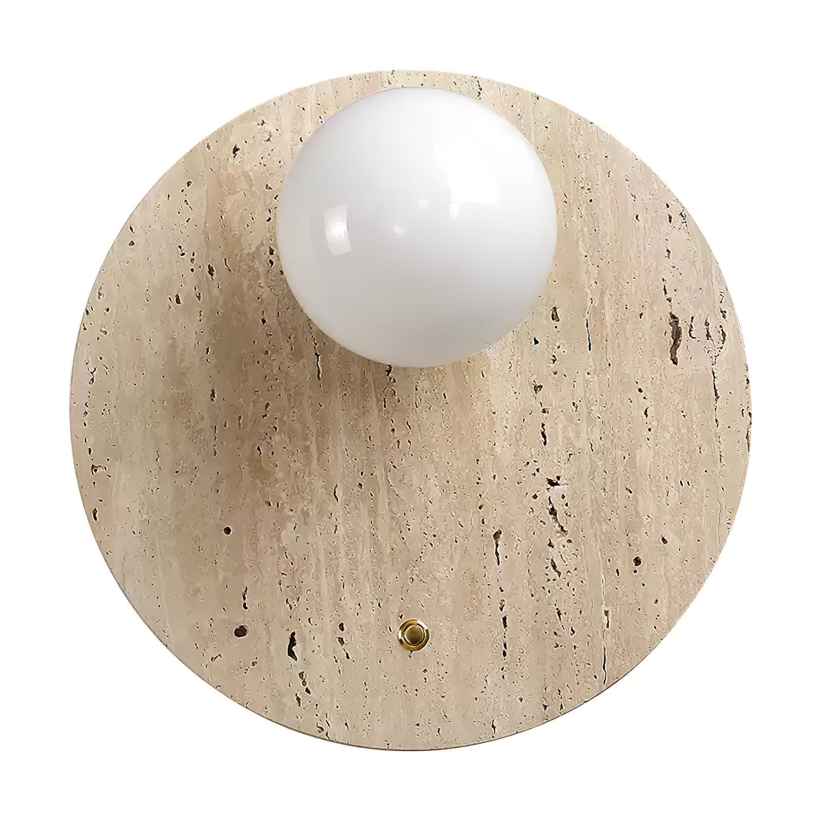 Syloryra Minimalist Travertine Wall Light - Neutral Decor